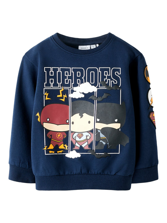 Name It Osmus Batman Sweat Shirt - Navy Blazer