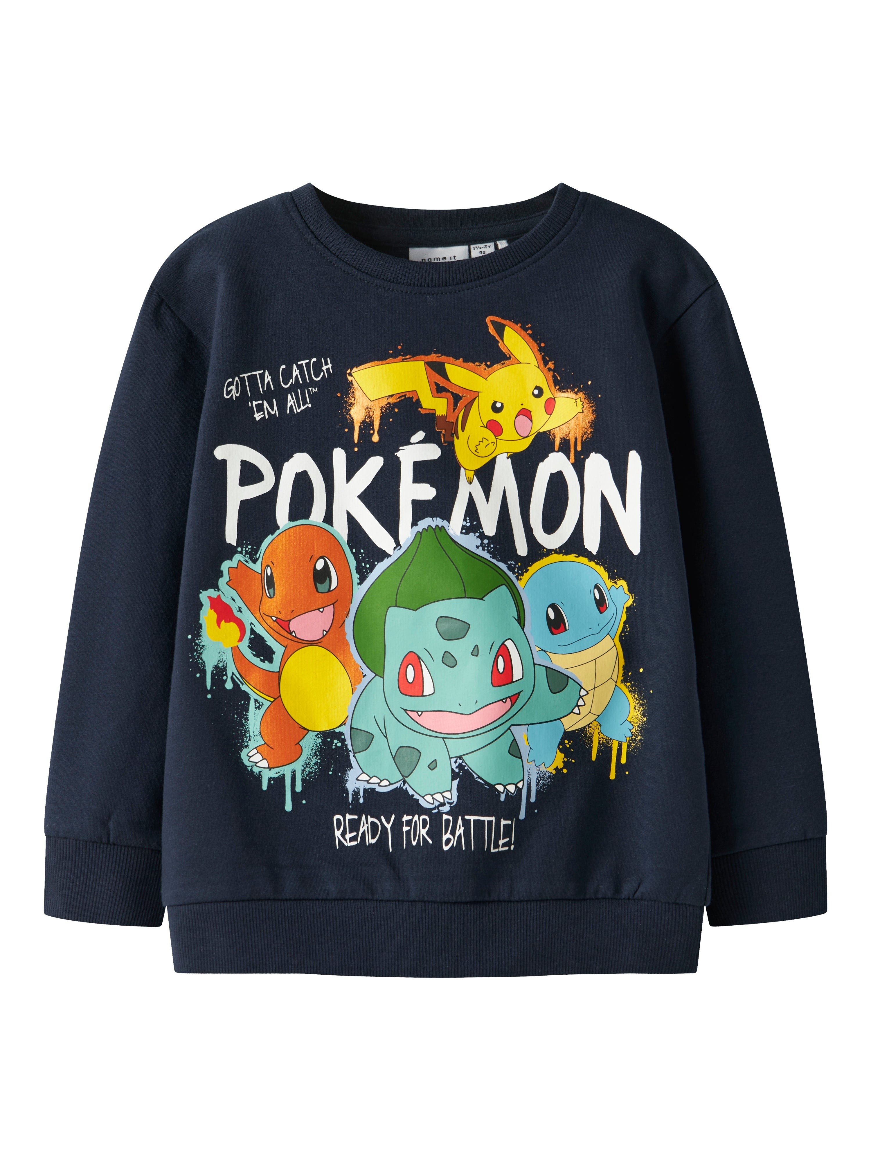 Name It Noa Pokemon Sweat Shirt - Navy Blazer