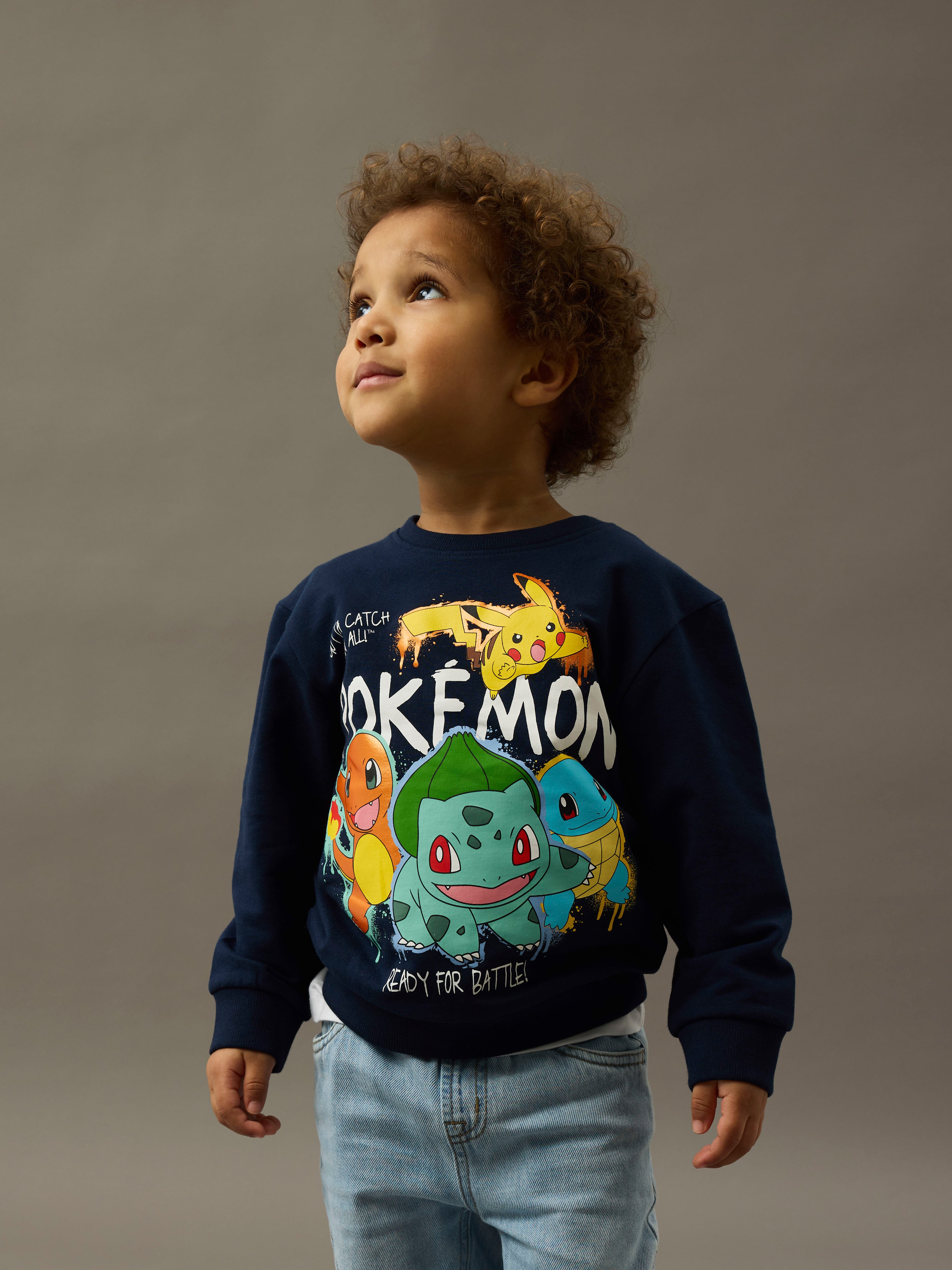 Name It Noa Pokemon Sweat Shirt - Navy Blazer