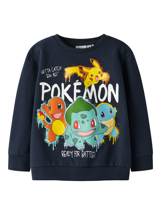 Name It Noa Pokemon Sweat Shirt - Navy Blazer