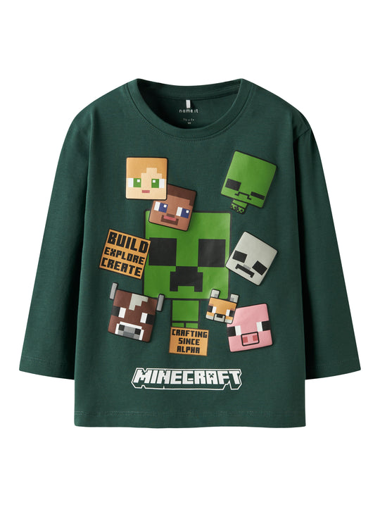 Name It Nyle Minecraft Top - Bistro Green