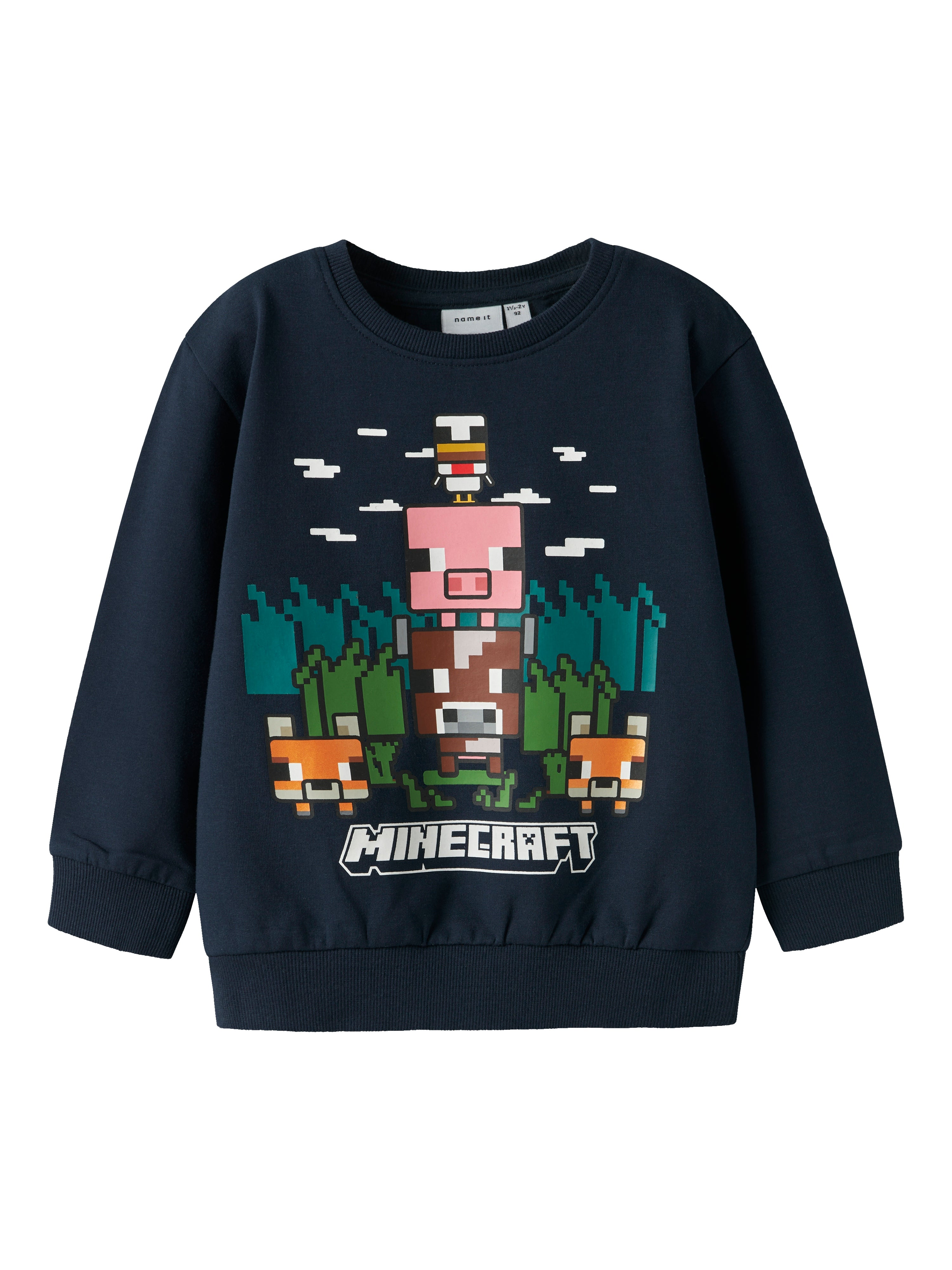 Name It Nell Minecraft Sweat shirt - Navy Blazer
