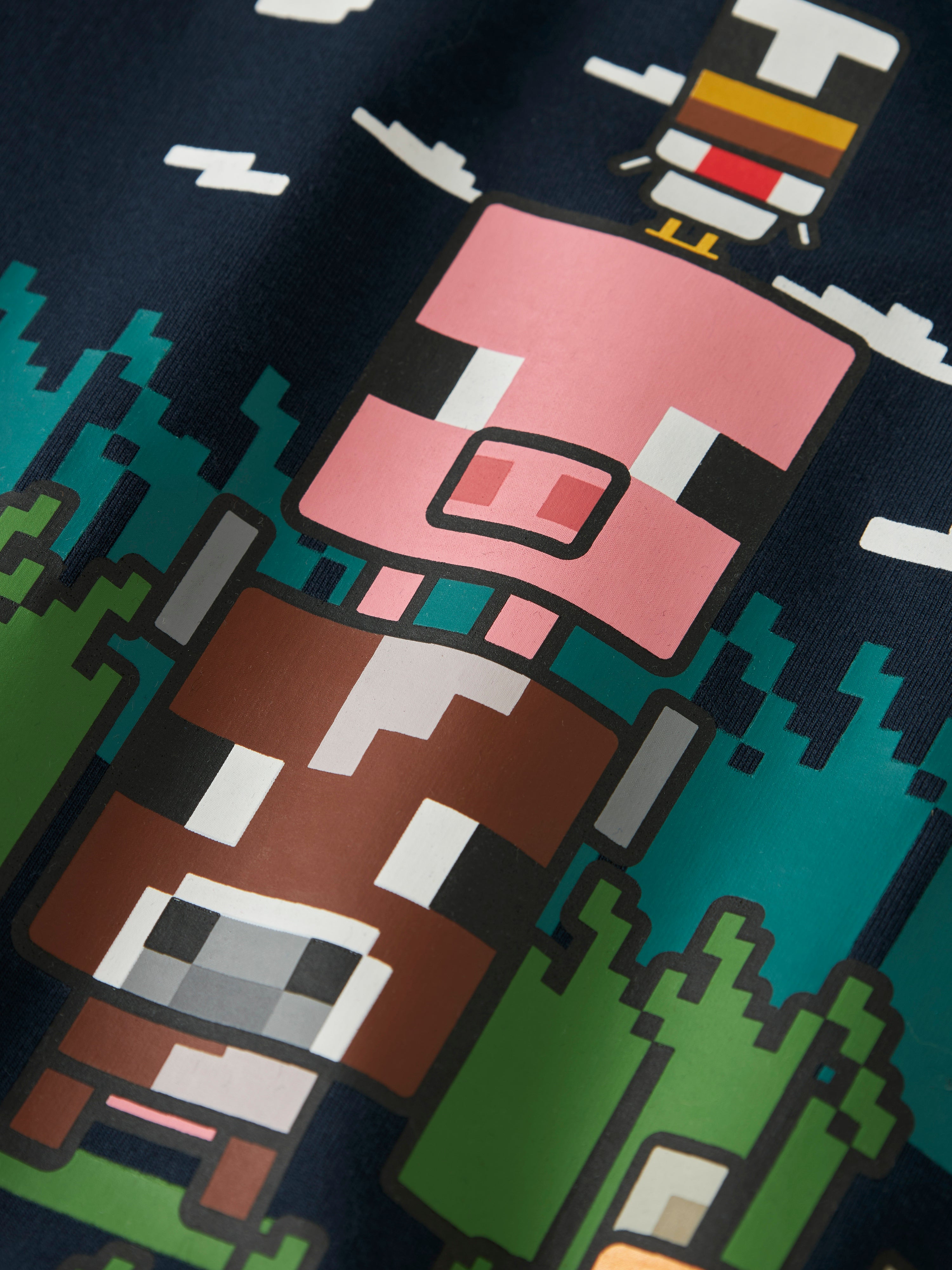 Name It Nell Minecraft Sweat shirt - Navy Blazer