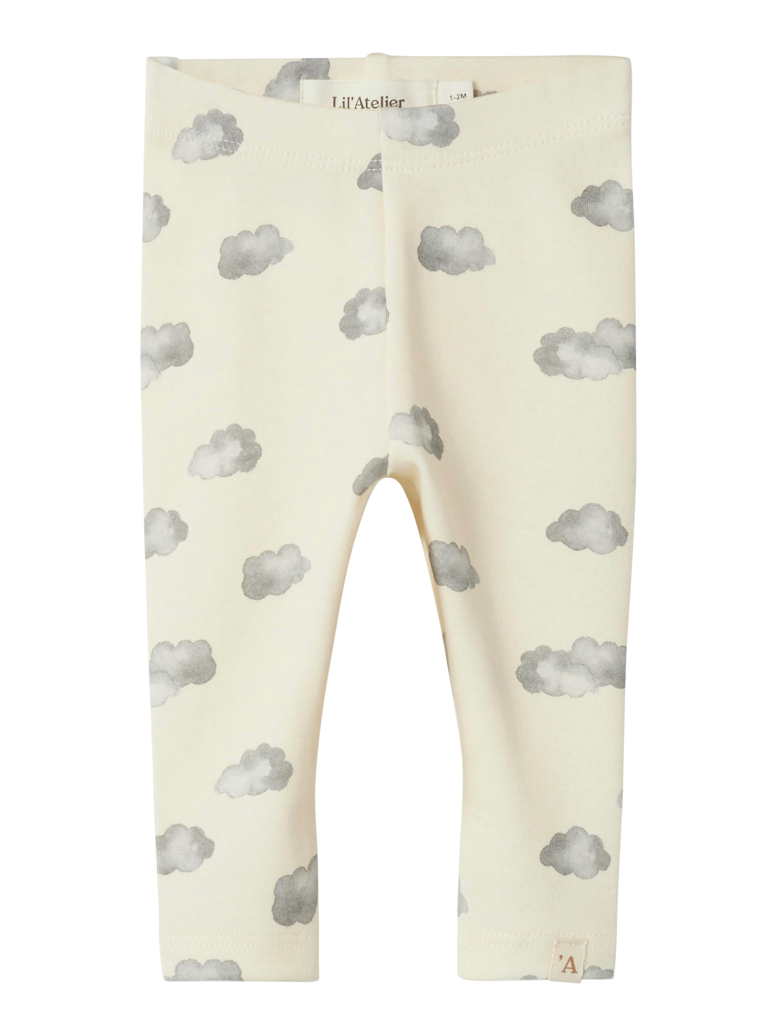 Lil Atelier Layo Kim Leggings NOOS - Turtledove/Blue Cloud