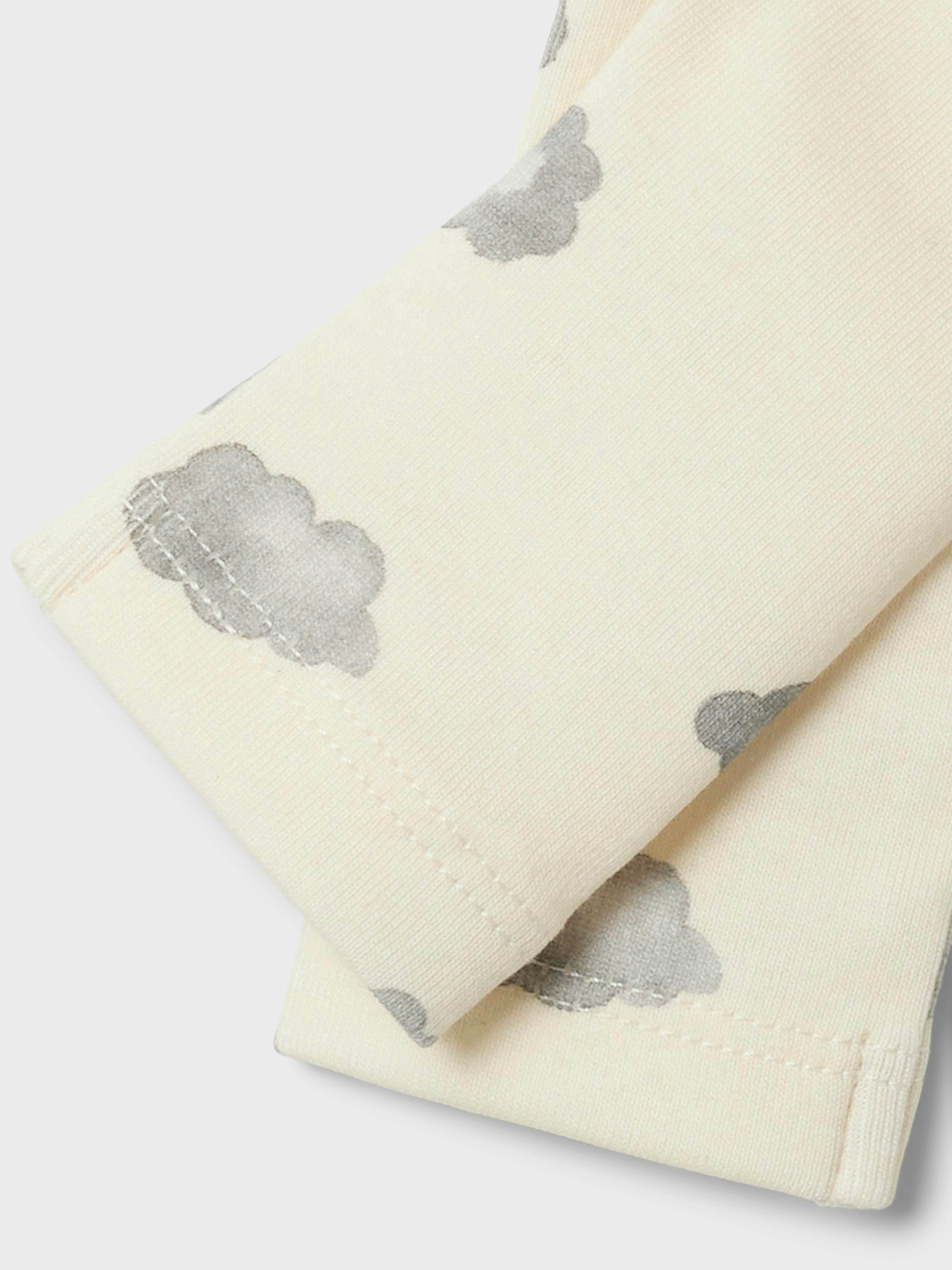 Lil Atelier Layo Kim Leggings NOOS - Turtledove/Blue Cloud