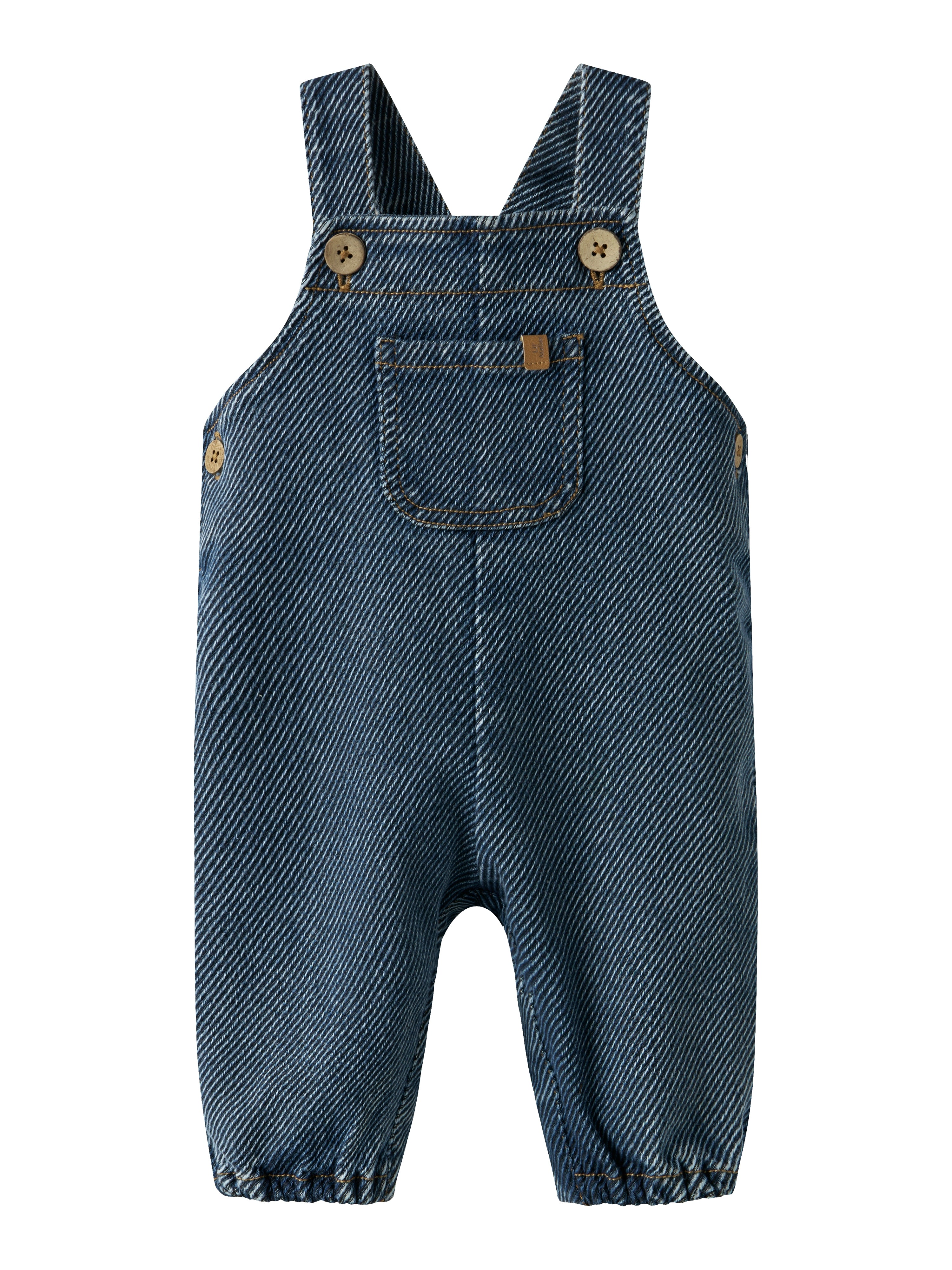 Lil Atelier Keifer Loose Denim Overall - Medium Blue Denim