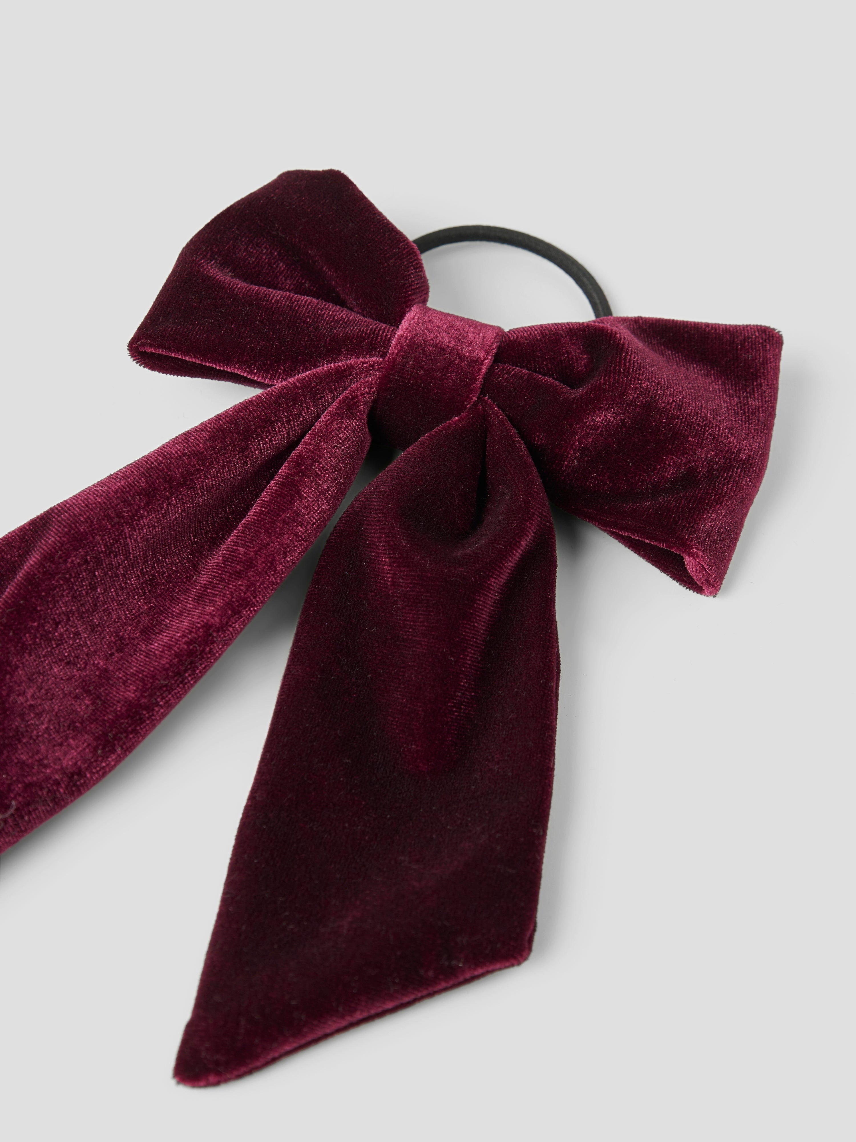 Name It Relvet Hairbow - Burgundy