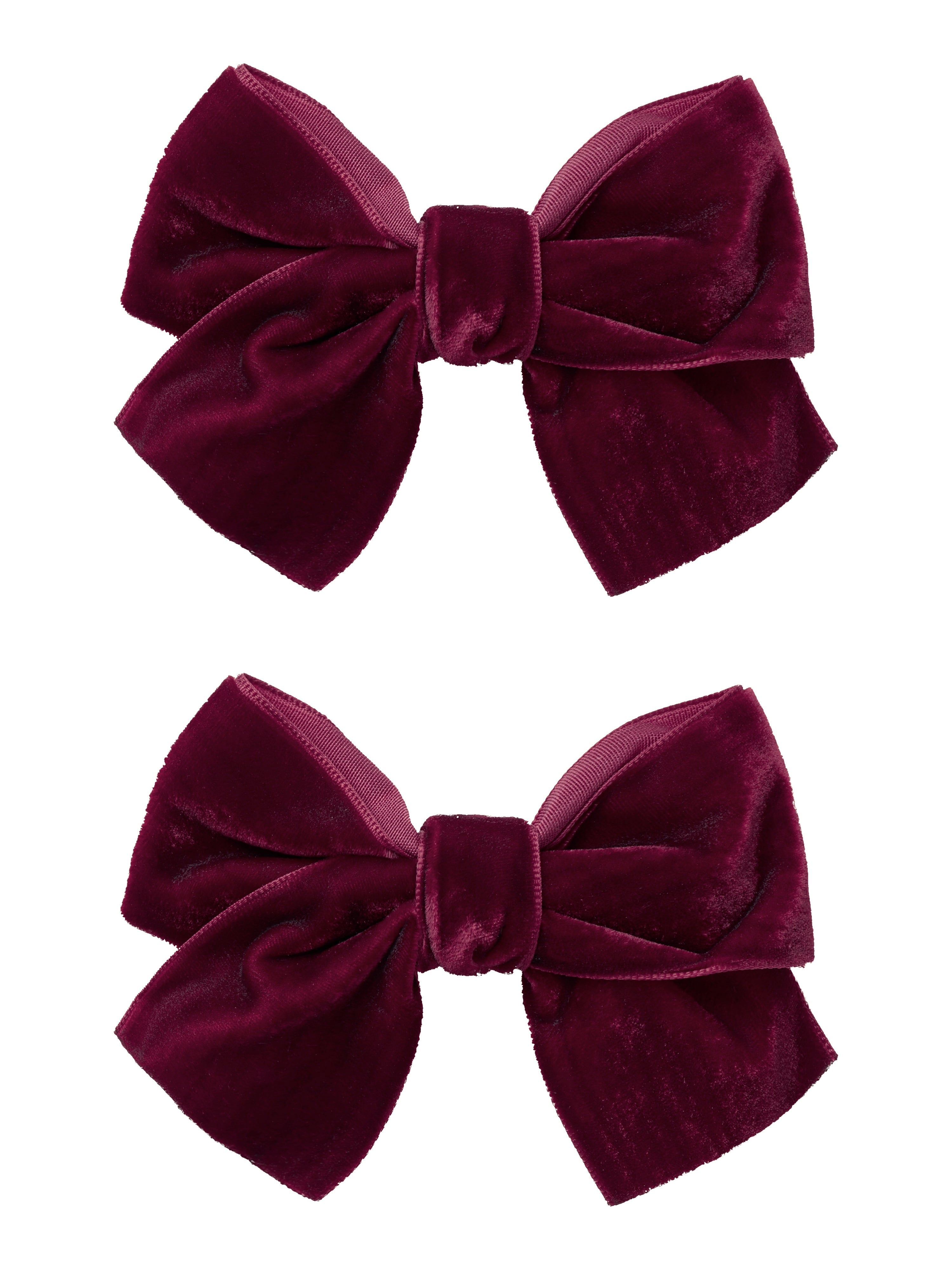 Name It Relvet 2 pak hairclips - Burgundy