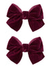 Name It Relvet 2 pak hairclips - Burgundy