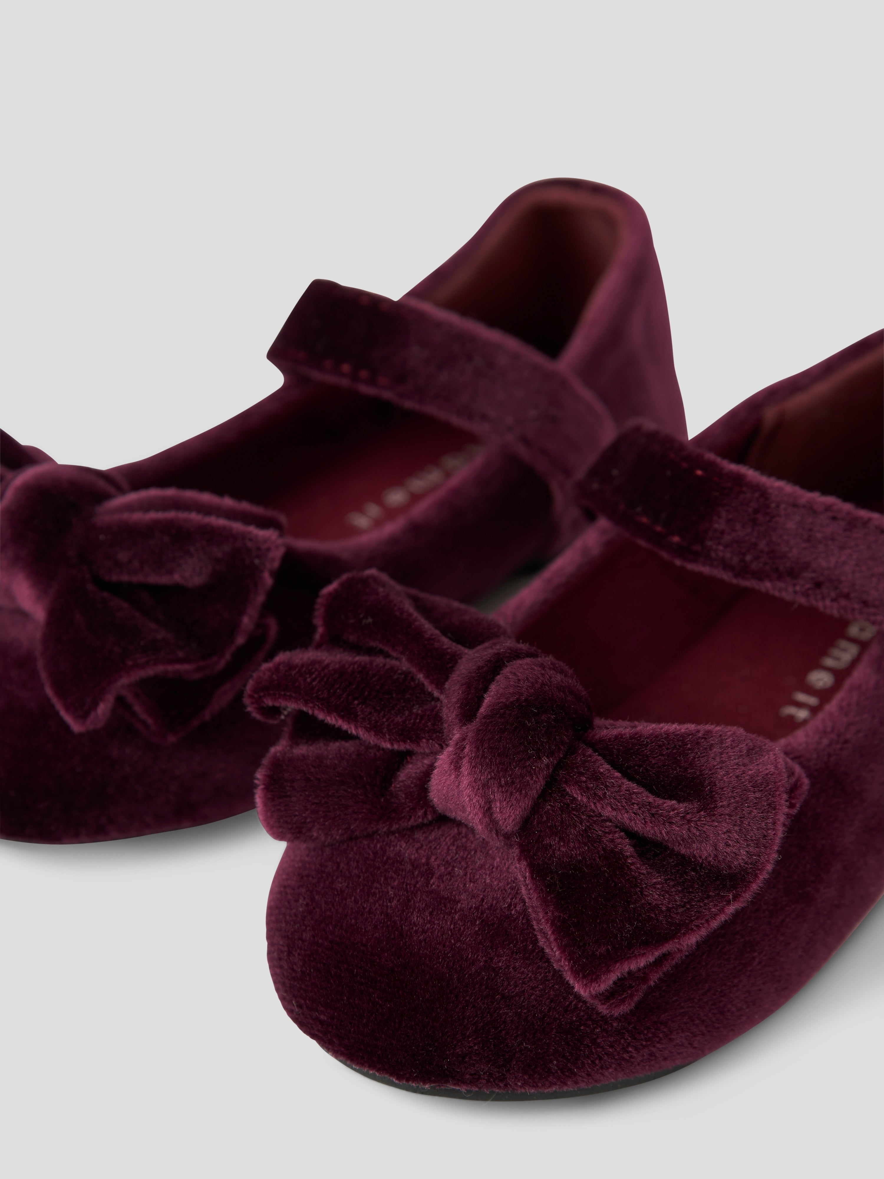 Name It Riva Ballerina Sko - Burgundy