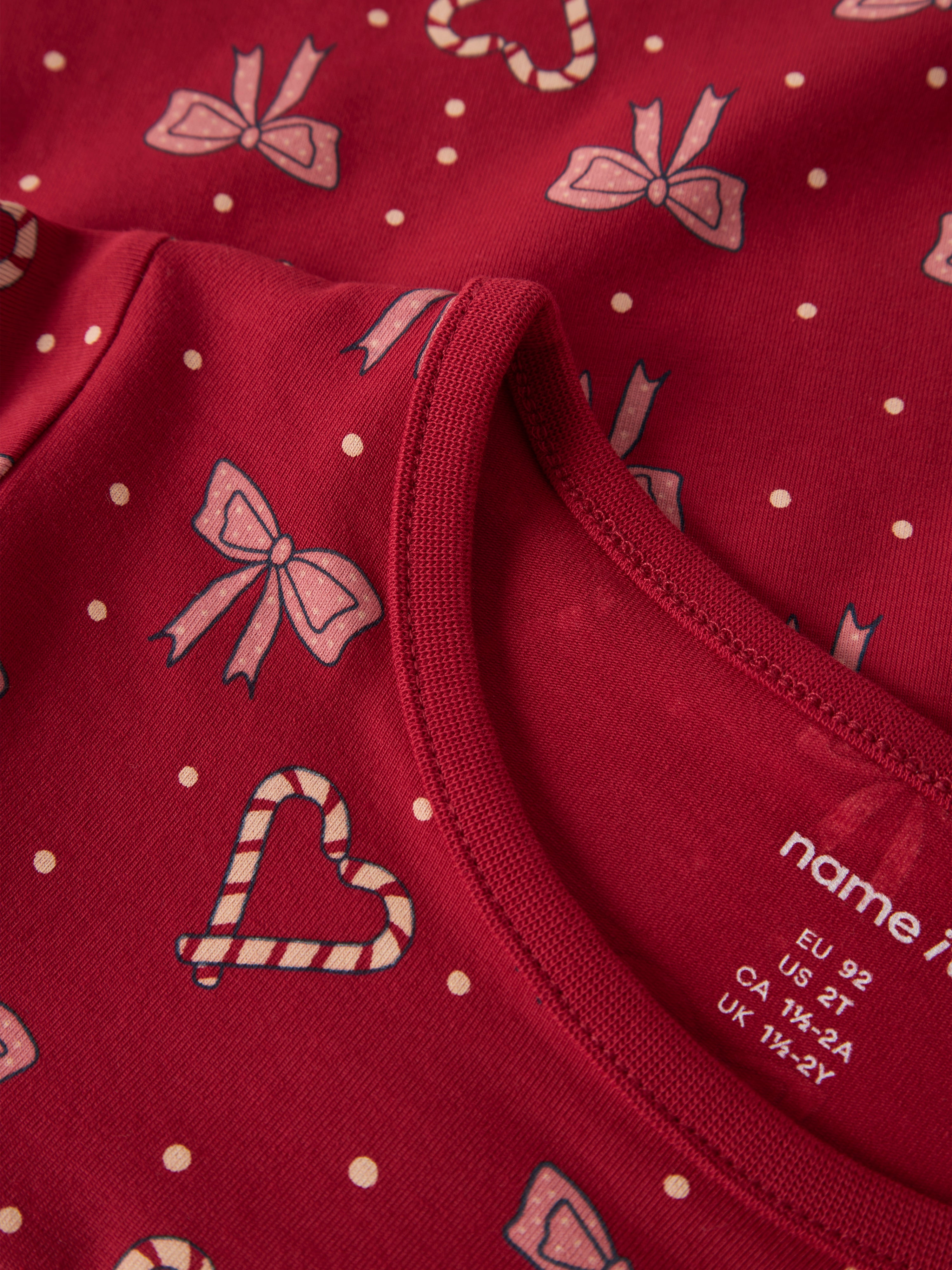 Name It Ri LS Top - Jester Red