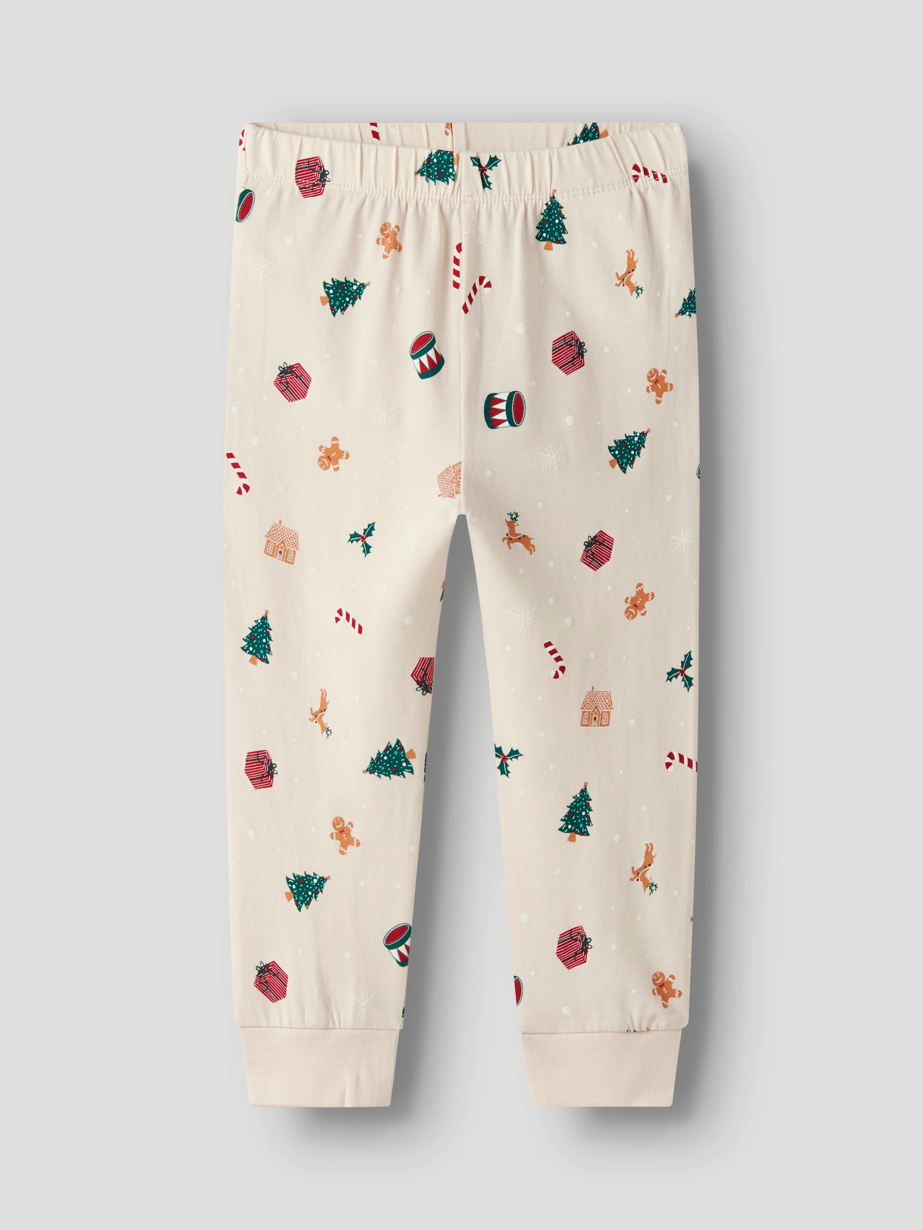 Name It Vismas Natsæt - Whitecap Gray/Xmas