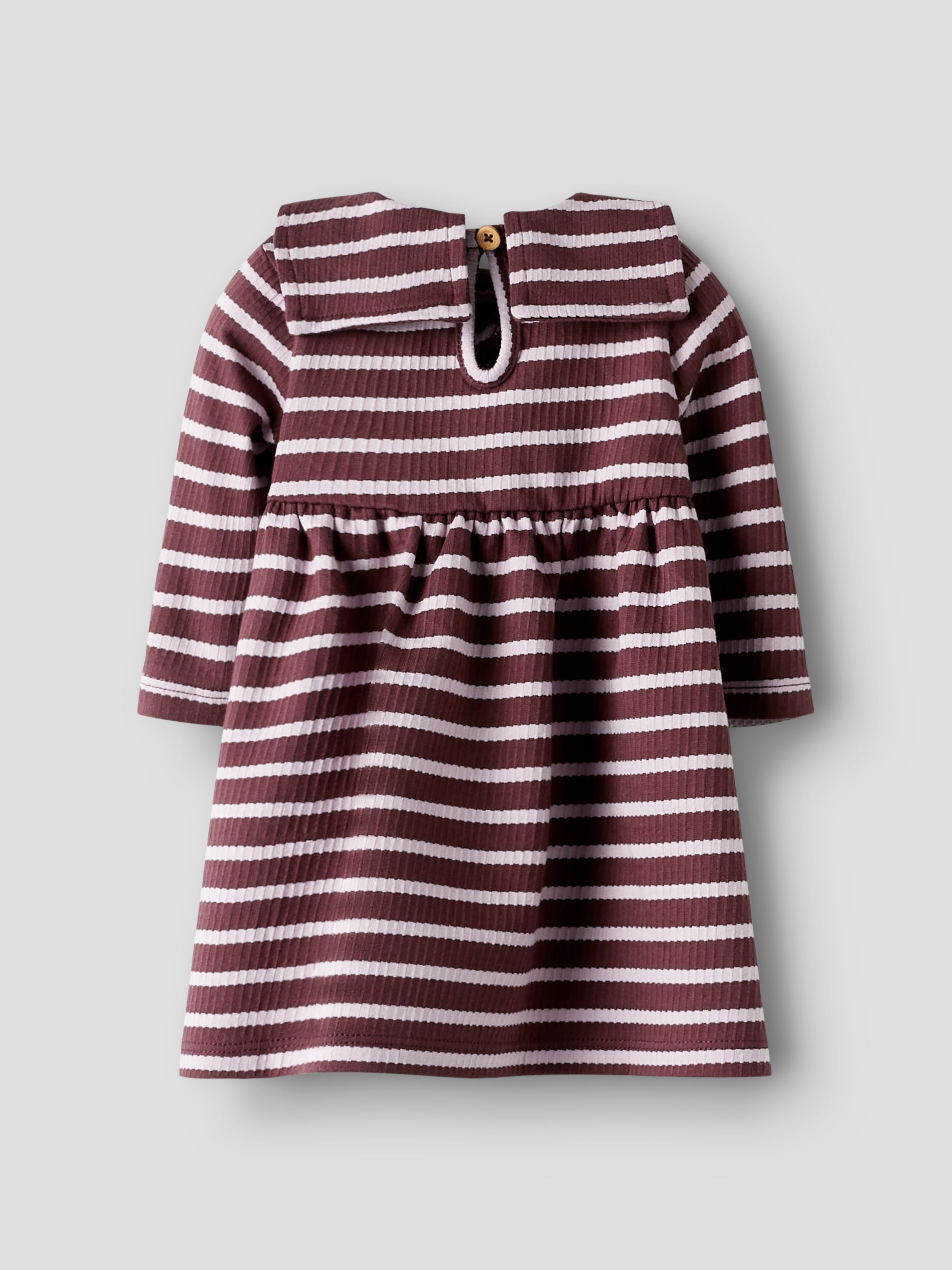 Name It Kattie LS Dress - Bleached Mauve Andorra