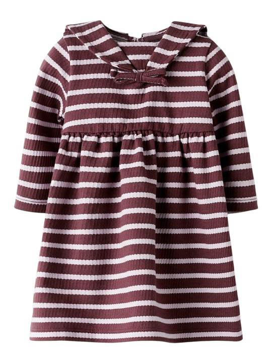 Name It Kattie LS Dress - Bleached Mauve Andorra