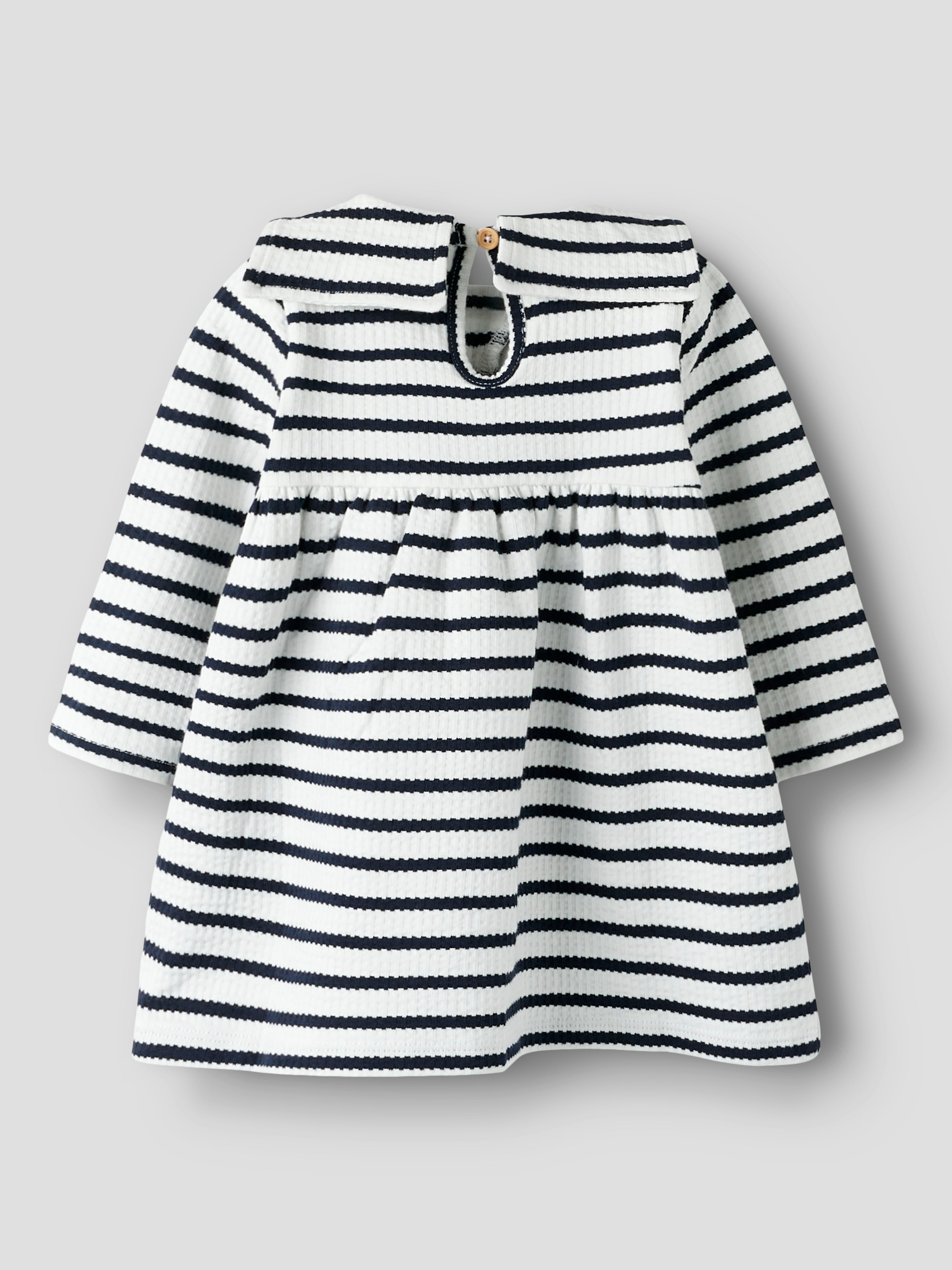 Name It Kattie LS Dress - Cloud Dancer Sky Captain