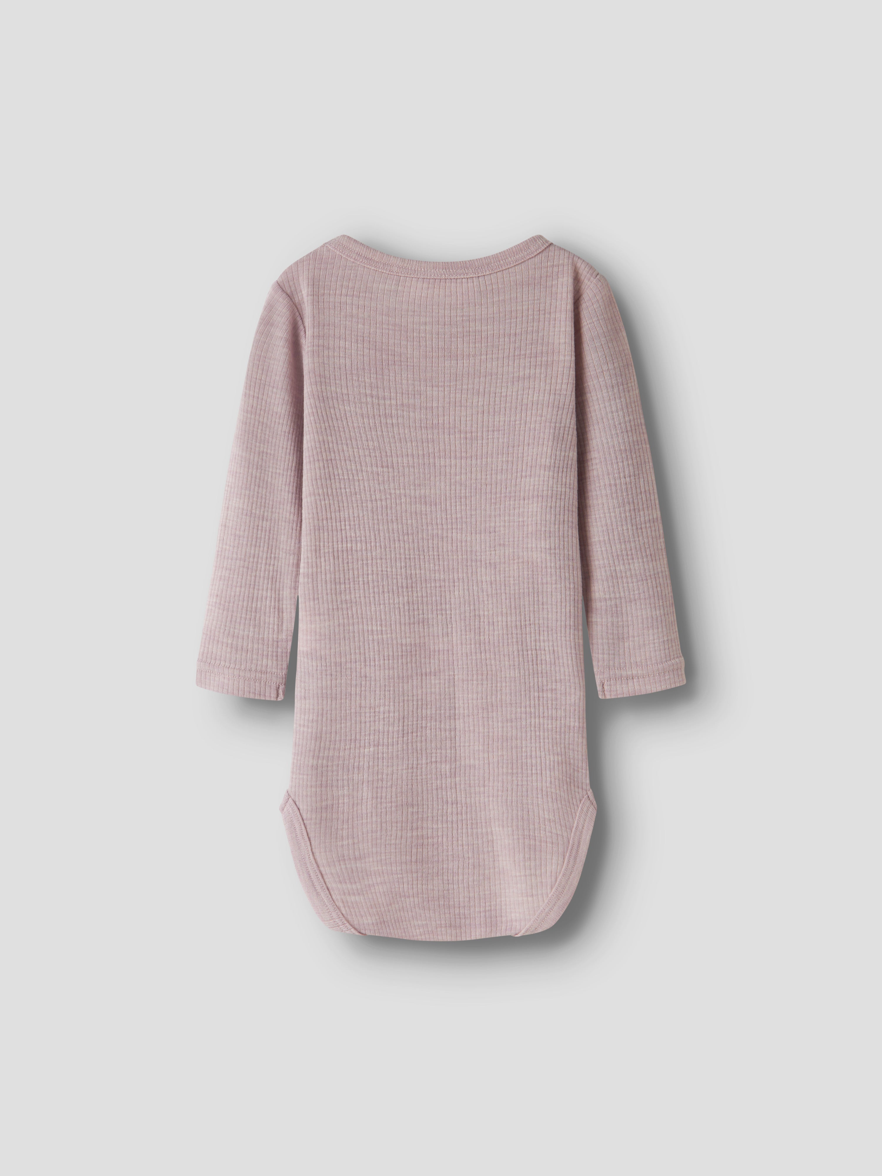 Name It Wax - Wool Rib LS Body - Violet Ice