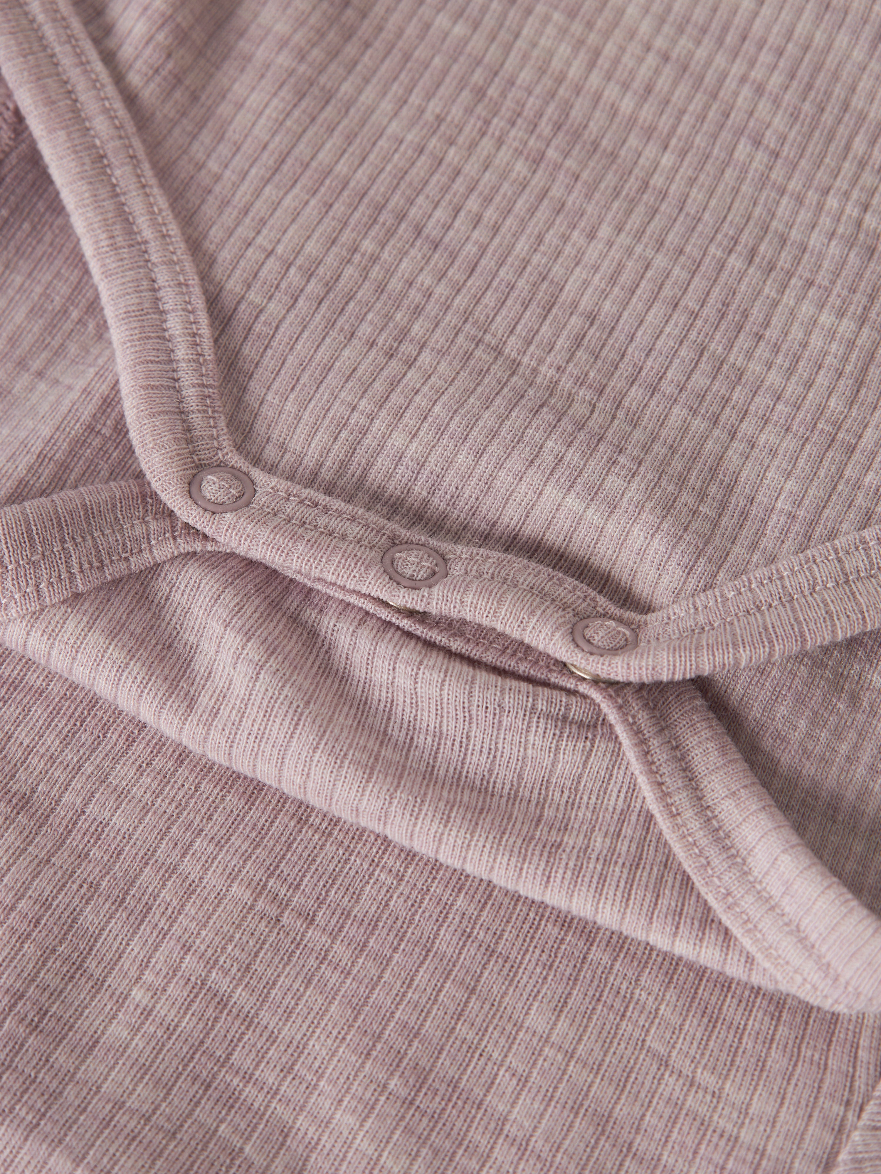 Name It Wax - Wool Rib LS Body - Violet Ice