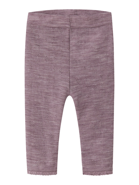 Name It Wang - Wool Needle Legging -  Toadstool
