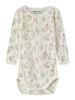 Name It Wang - Wool Needle LS Body - Snow White/Flower