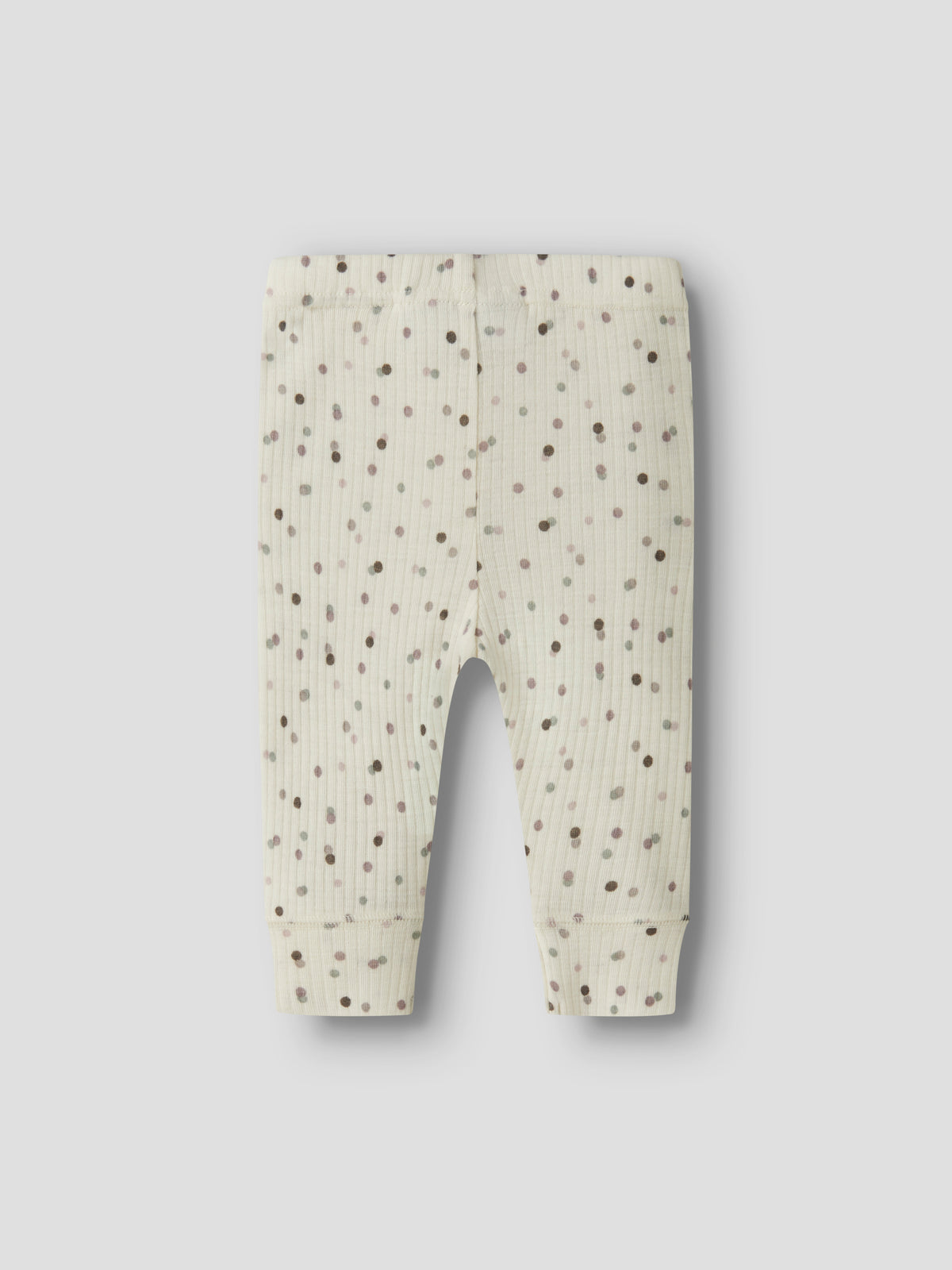 Name It Womi - Wool/Modal Legging -  Snow White / Double Dots