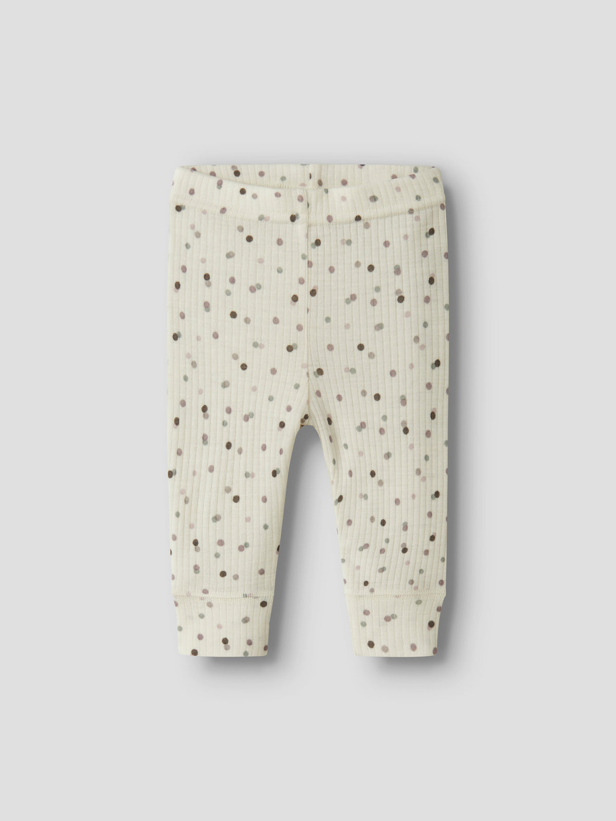 Name It Womi - Wool/Modal Legging -  Snow White / Double Dots
