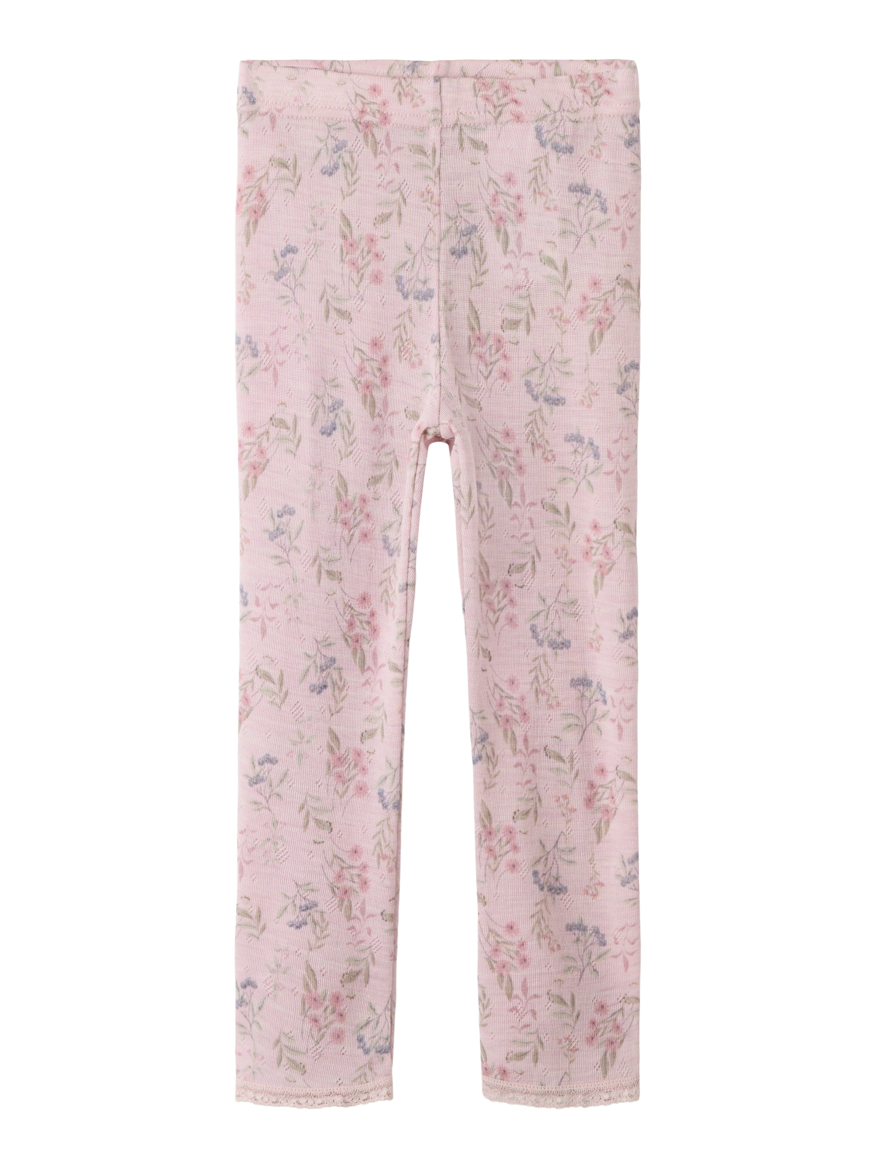 Name It Wang - Wool Needle Legging - Violet Ice/Flower