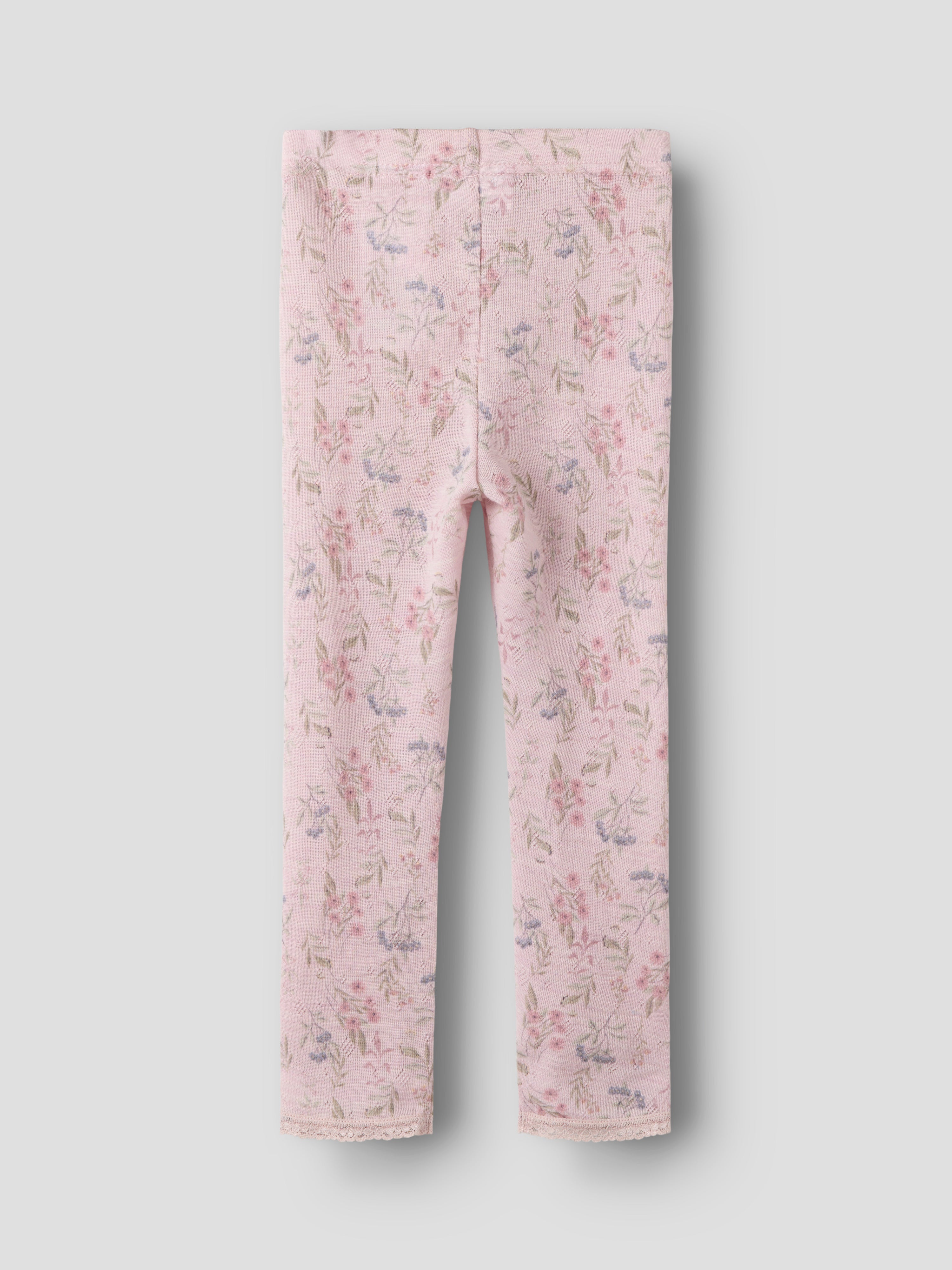 Name It Wang - Wool Needle Legging - Violet Ice/Flower