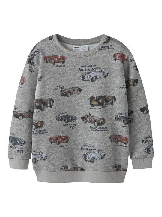 Name It Reiner Sweat Shirt - Grey Melange