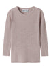 Name It Wax - Wool Rib LS Top - Violet Ice
