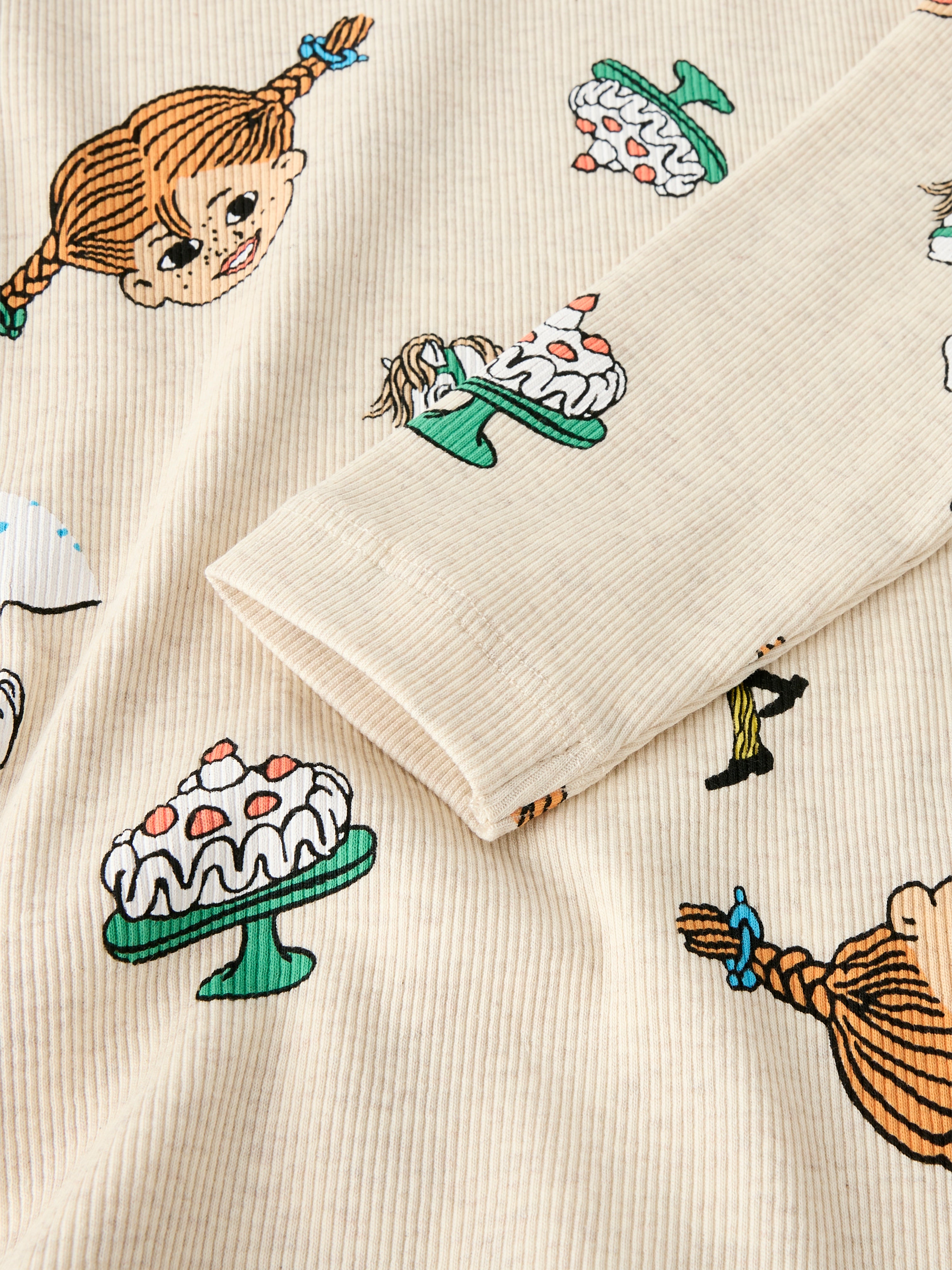 Name It Soca Pippi LS Top - Peyote Melange