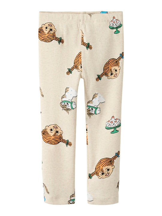 Name It Soca Pippi Legging - Peyote Melange
