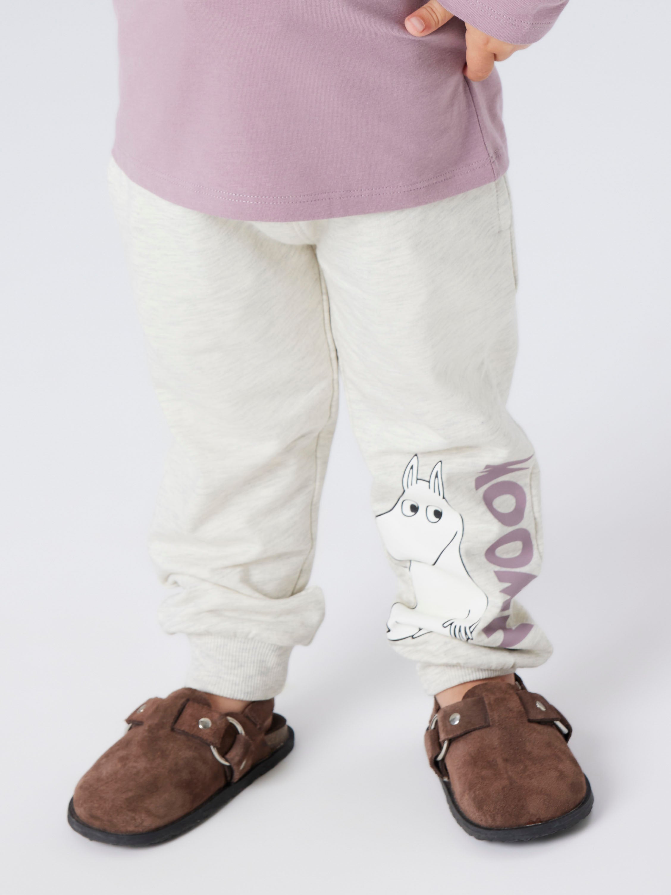 Name It Sloli Moomin Sweat pants - Peyote Melange