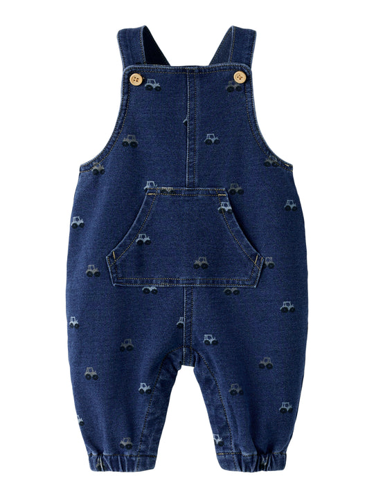 Name It Barrel - Sweat Denim Overall - Dark Blue Denim