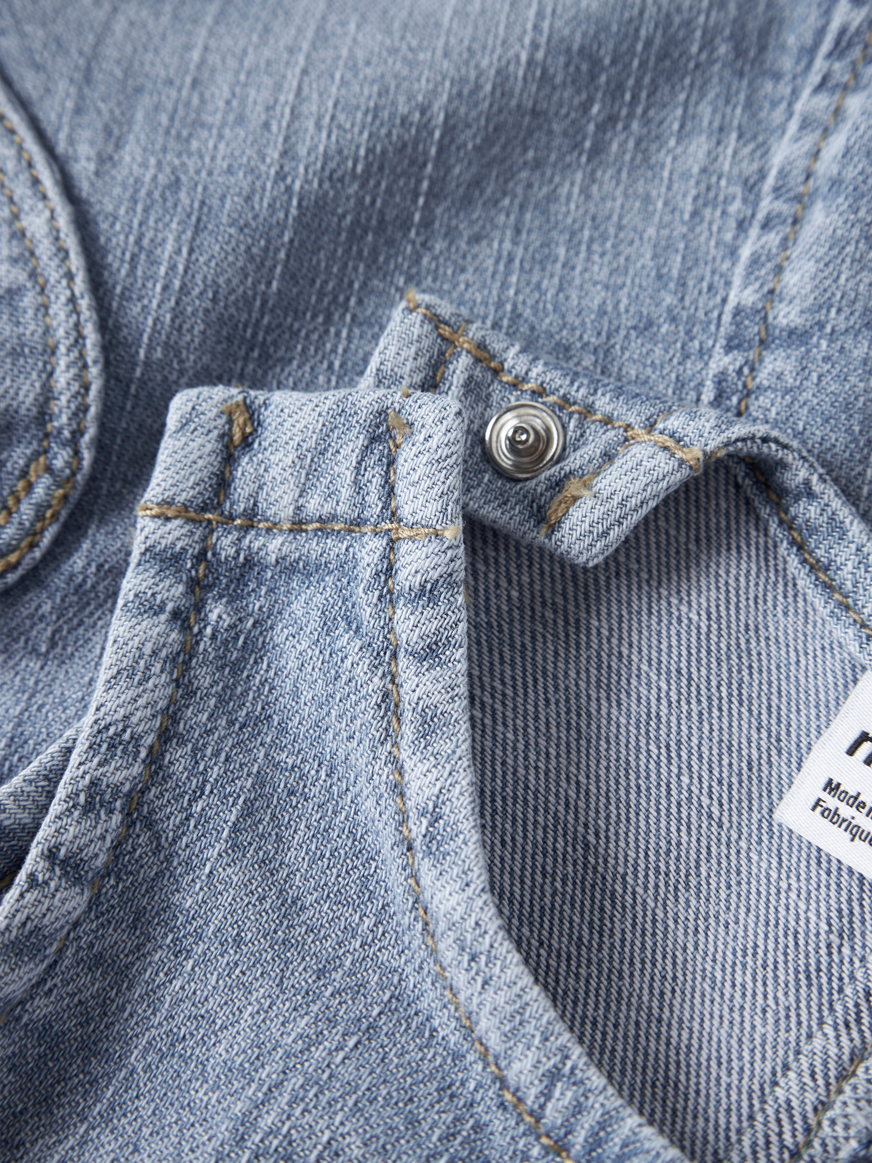 Name It Emmaline - Loose Denim Overall - Denim Blue