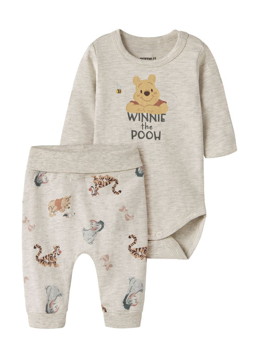 Name It Ollu Pooh Body Set - Peyote Melange
