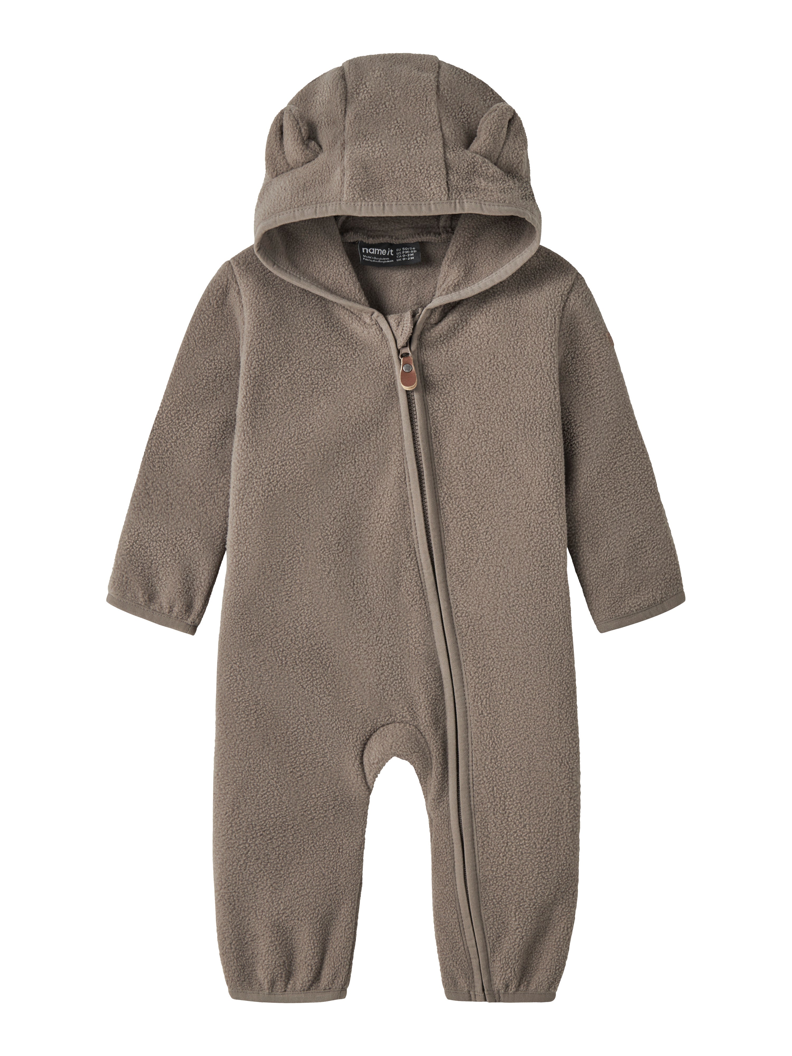 Name It - Meeko Fleece Suit - Walnut