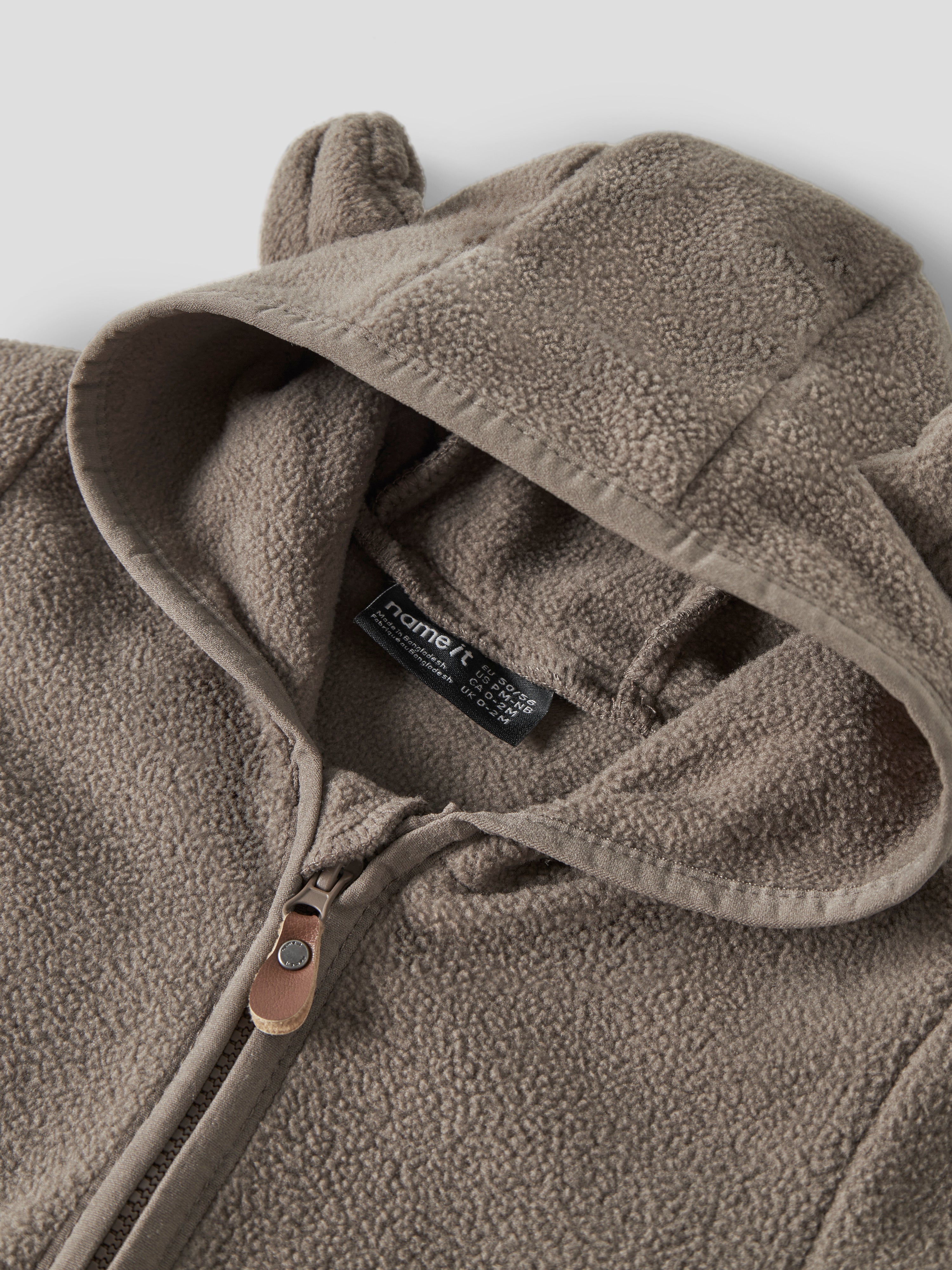 Name It - Meeko Fleece Suit - Walnut