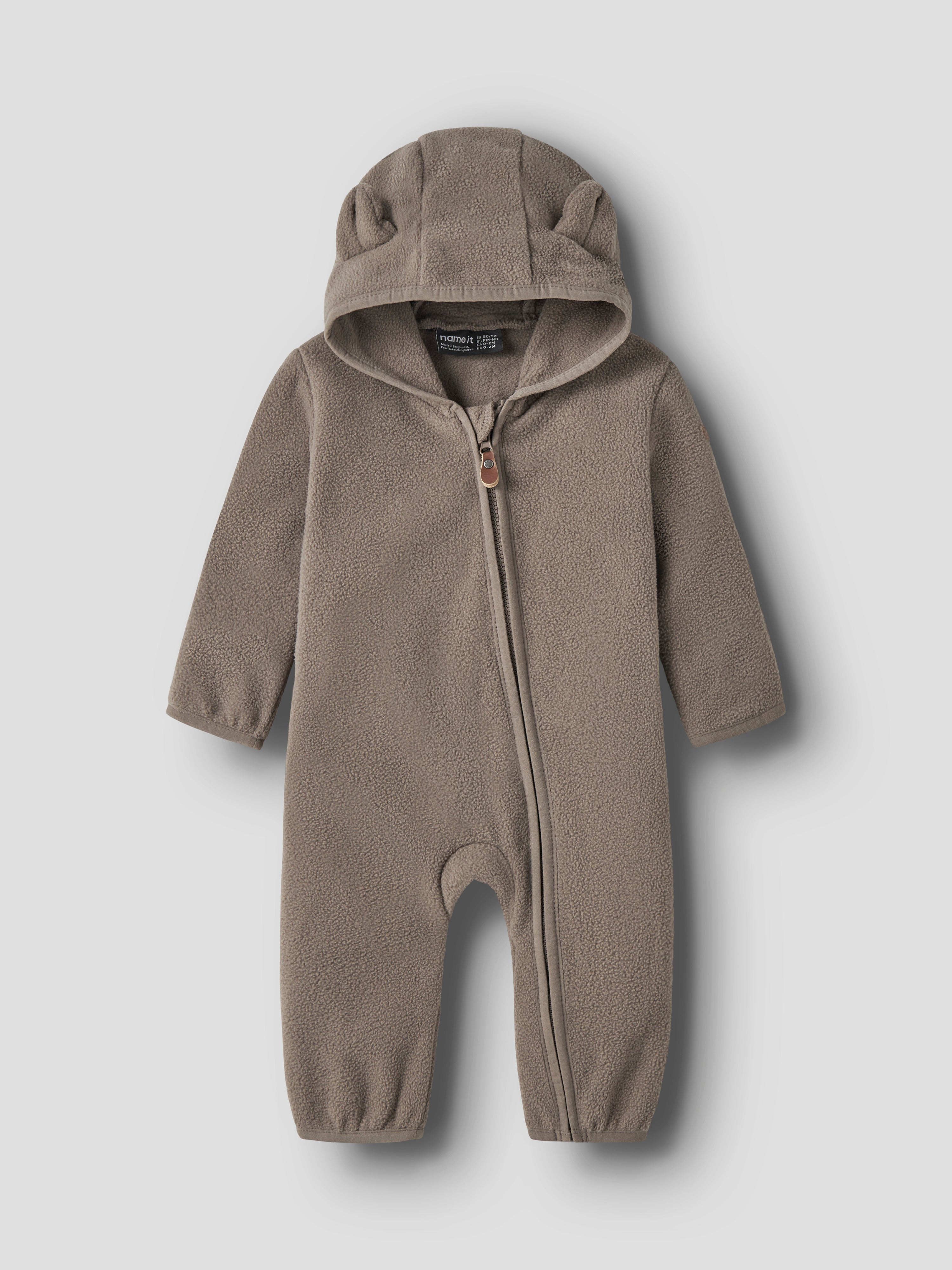 Name It - Meeko Fleece Suit - Walnut