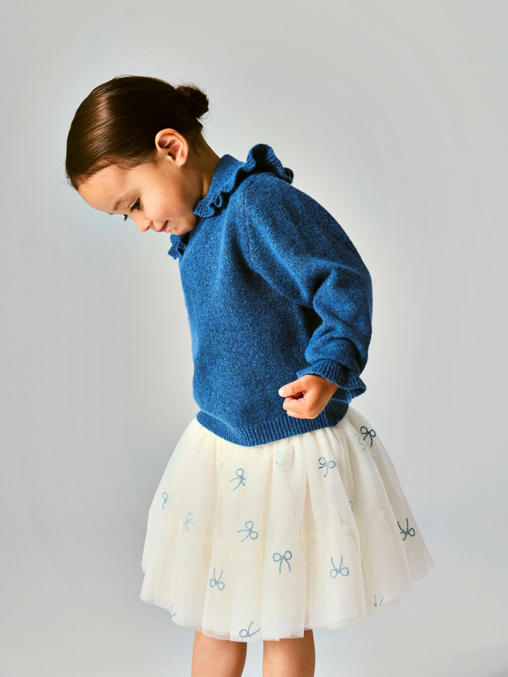 Name It Kira - Tulle Skirt - Antique White/Vintage Indigo