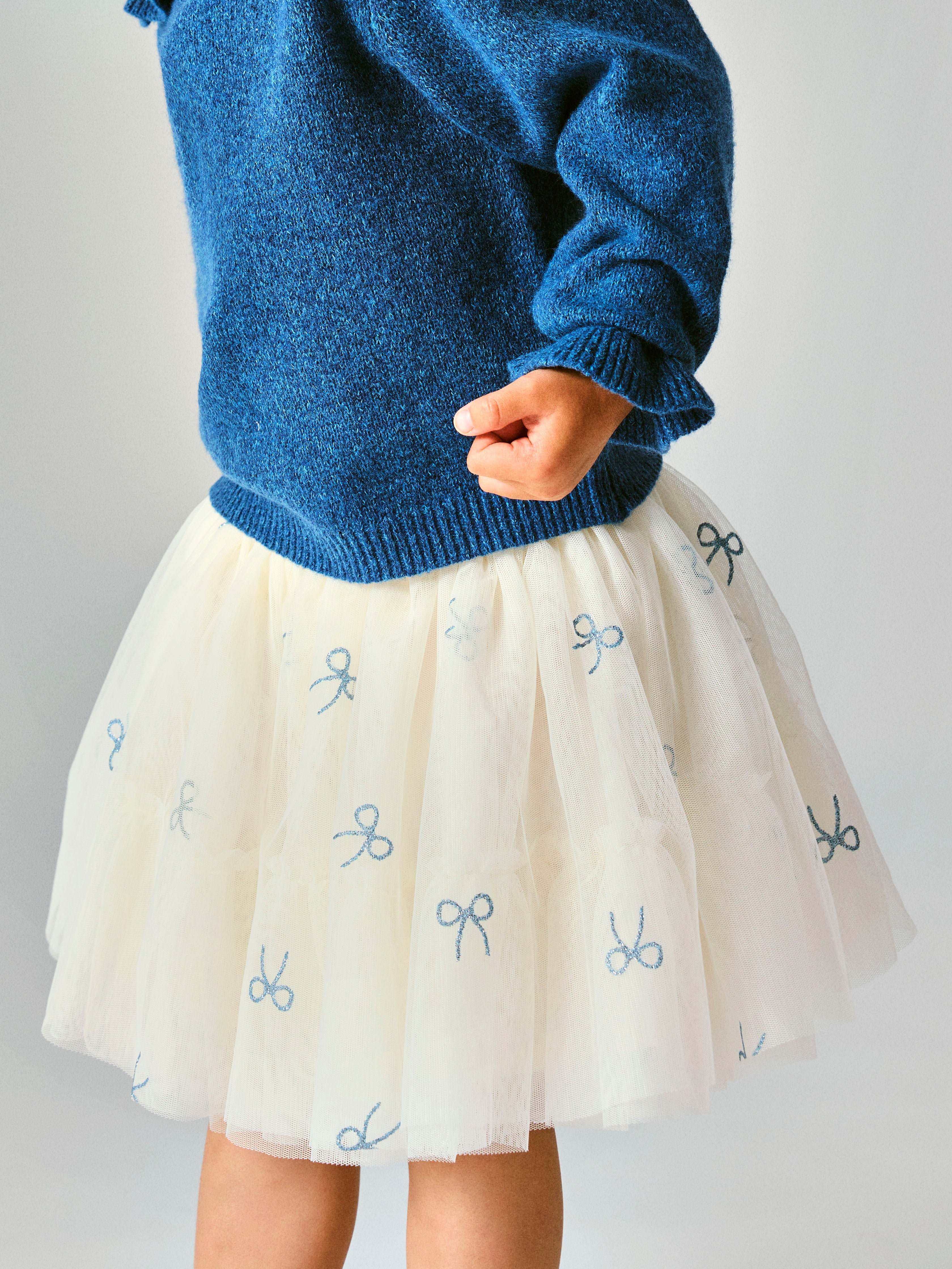Name It Kira - Tulle Skirt - Antique White/Vintage Indigo