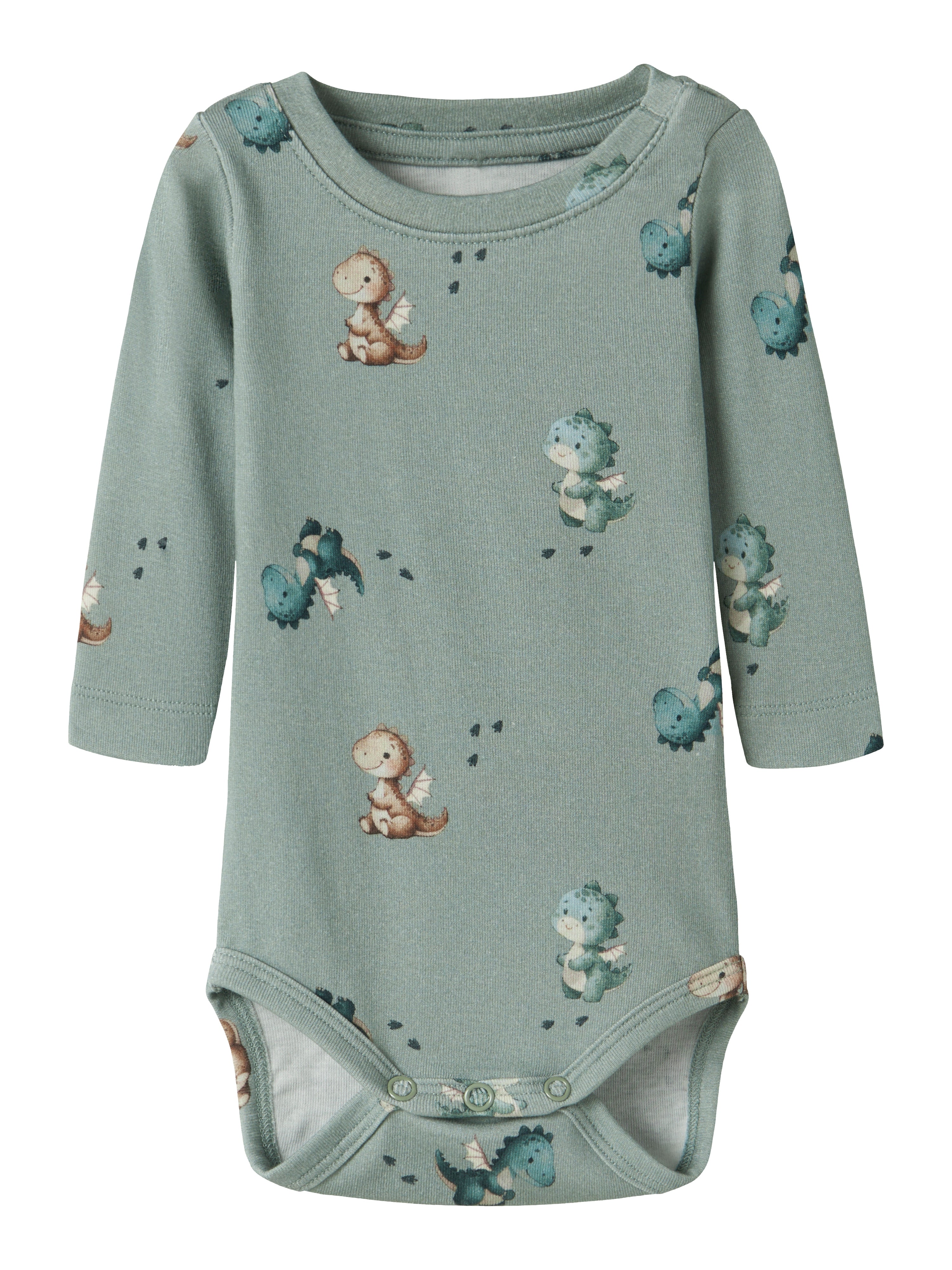 Name It Karlos - LS Body - Green Milieu