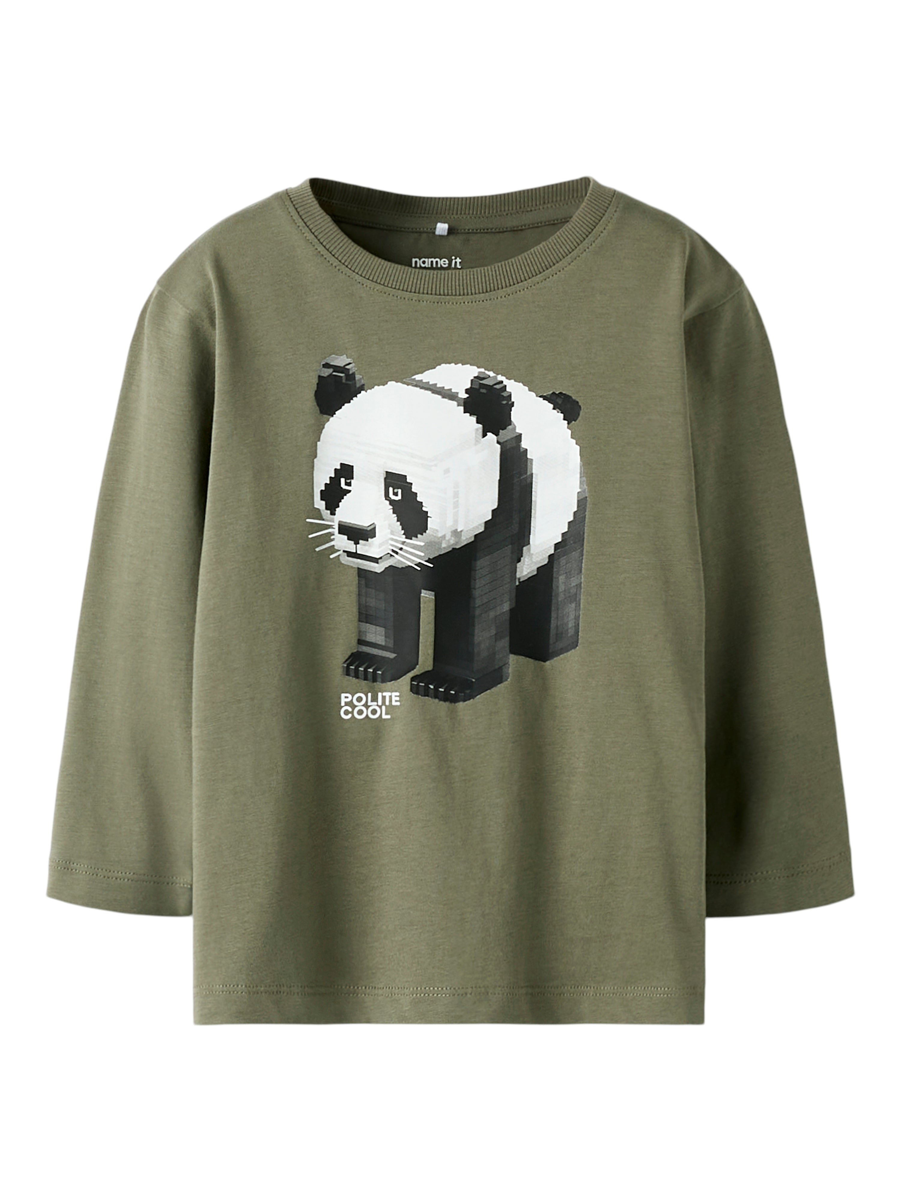 Name It Salan LS Top - Dusty Olive