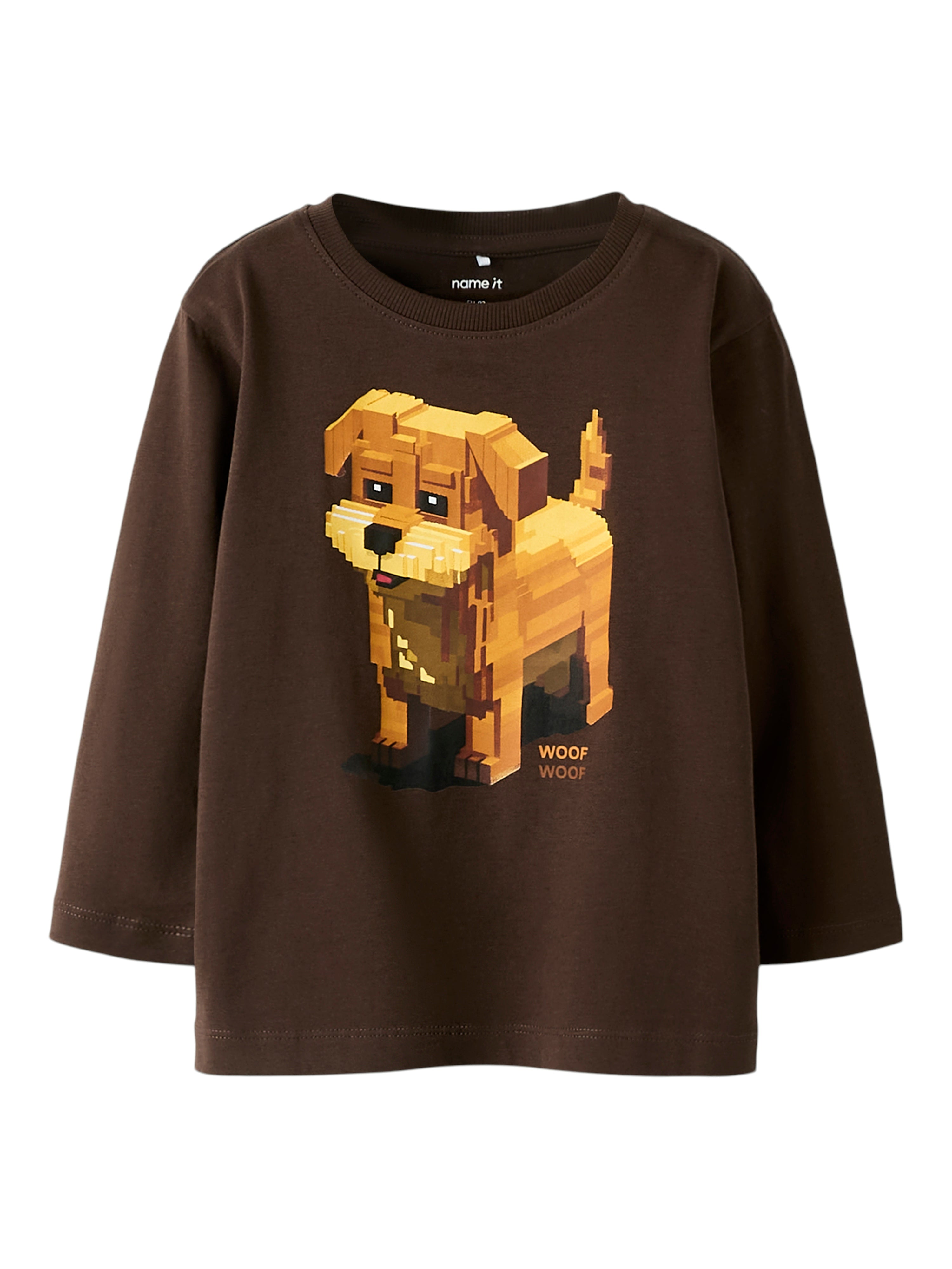 Name It Salan LS Top - Seal Brown