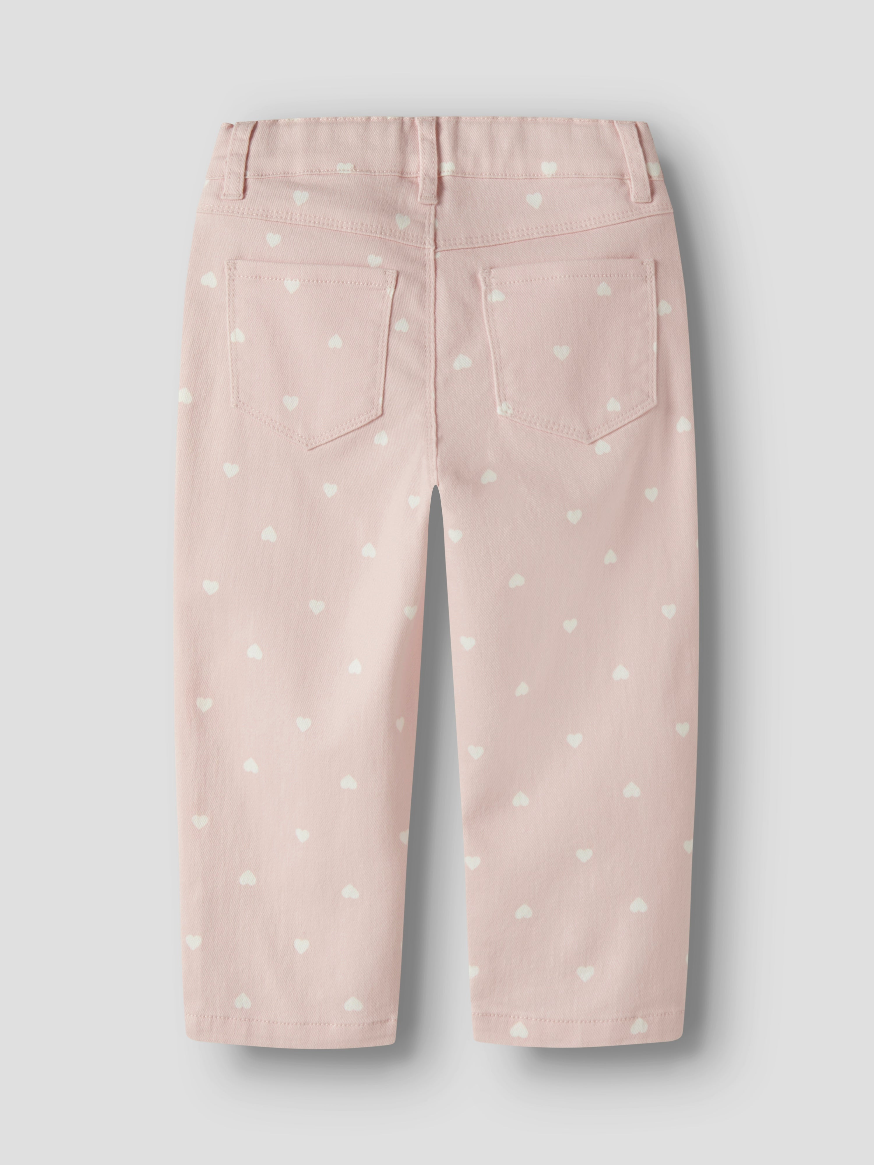Name It Bella - Mom Twill Pants - Lotus/Hearts