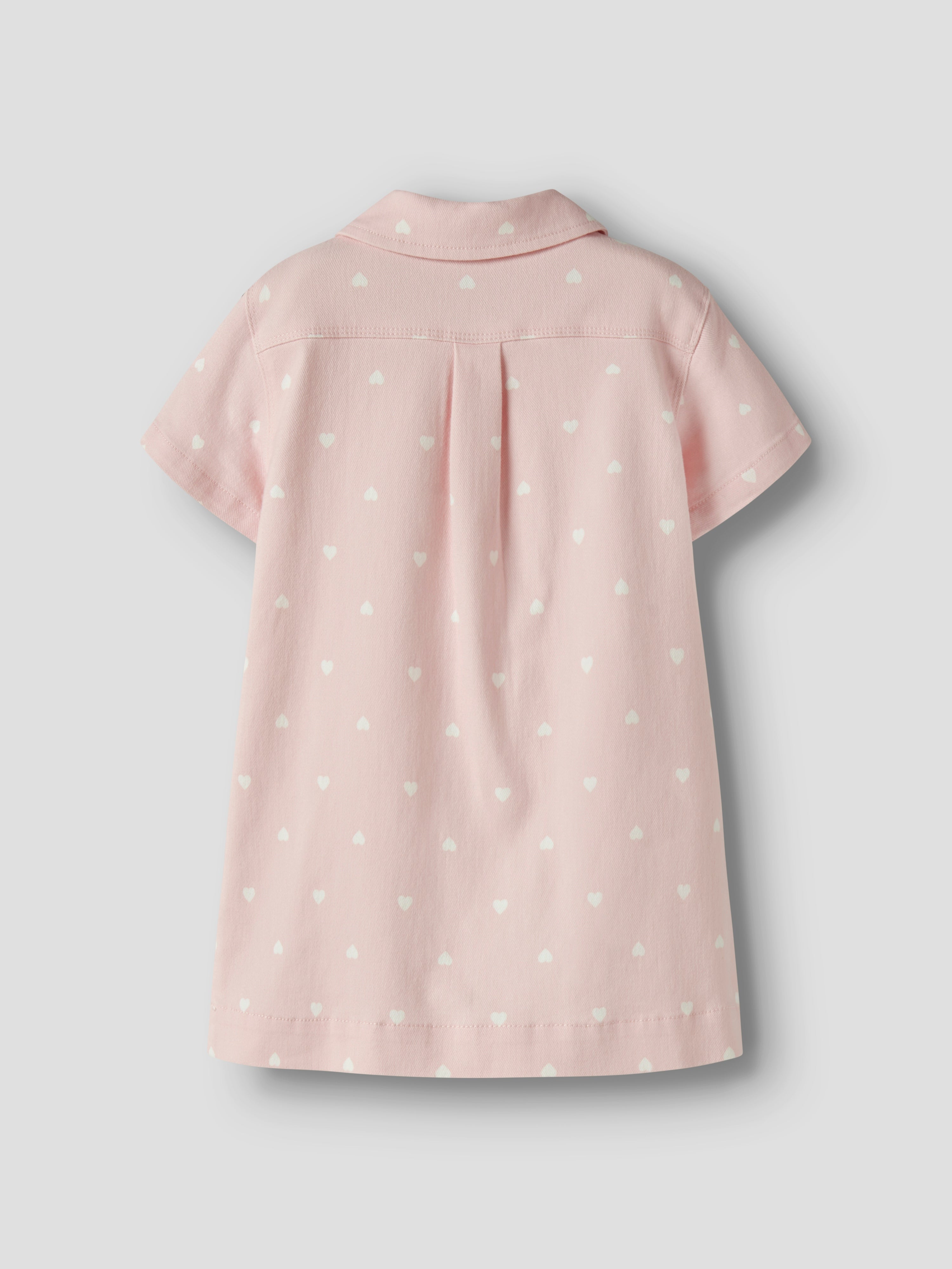 Name It Olivia - Twill Dress - Lotus/Hearts