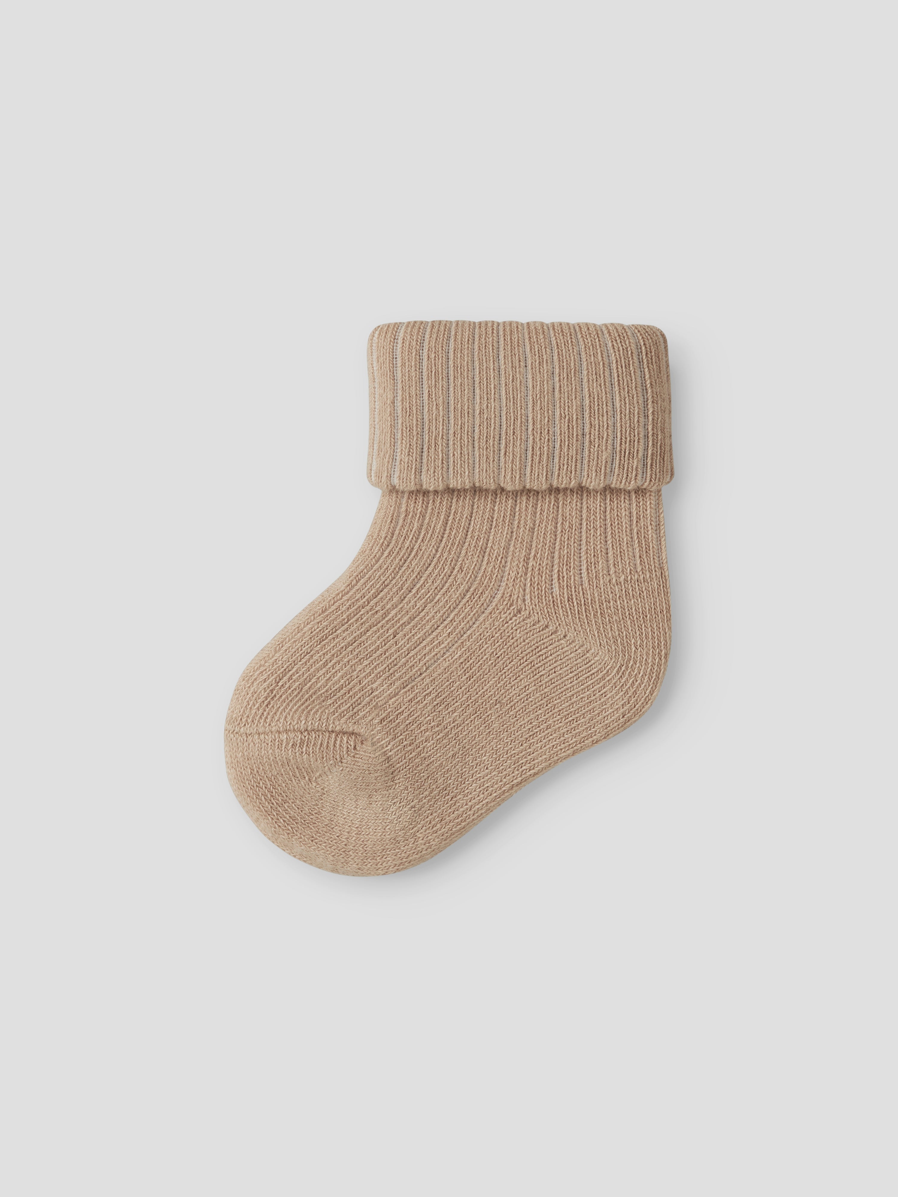 Name It Nugat - 2 pak Strømper - Antique White Sesame