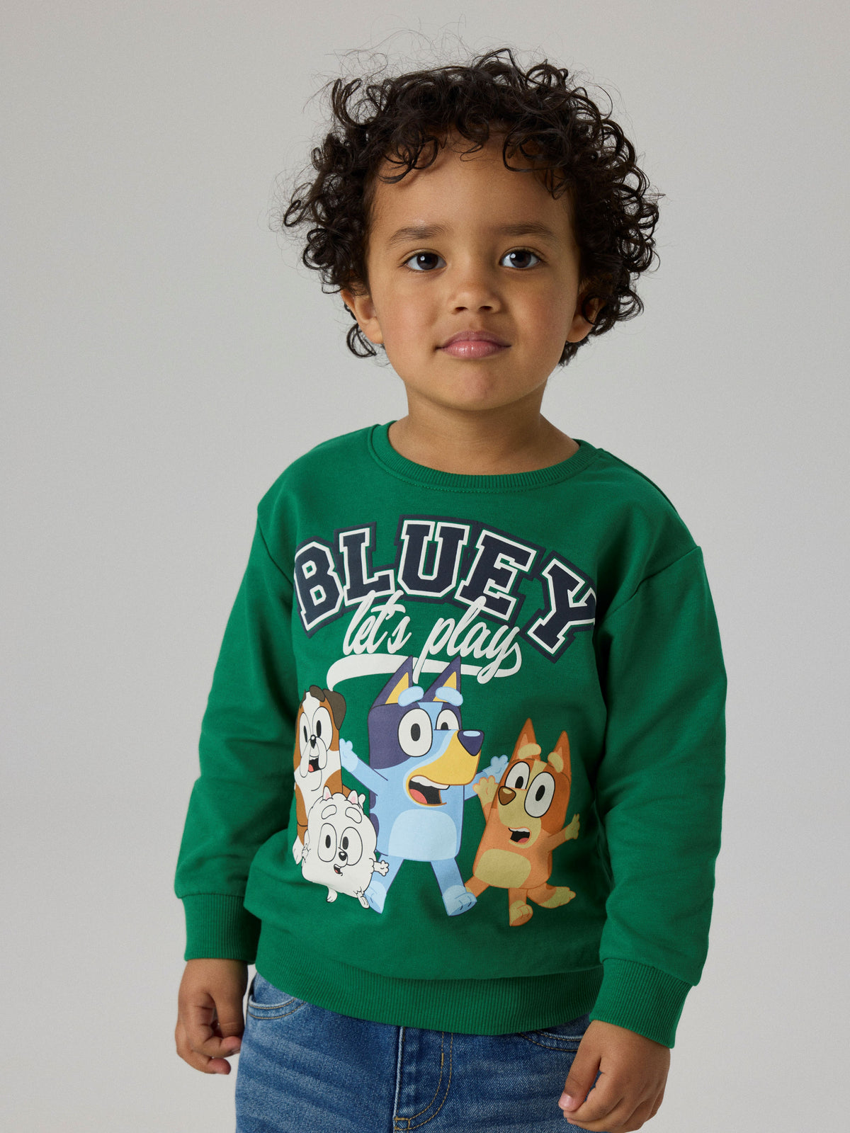 Name It Just Bluey - Reg. Sweat - Verdant Green