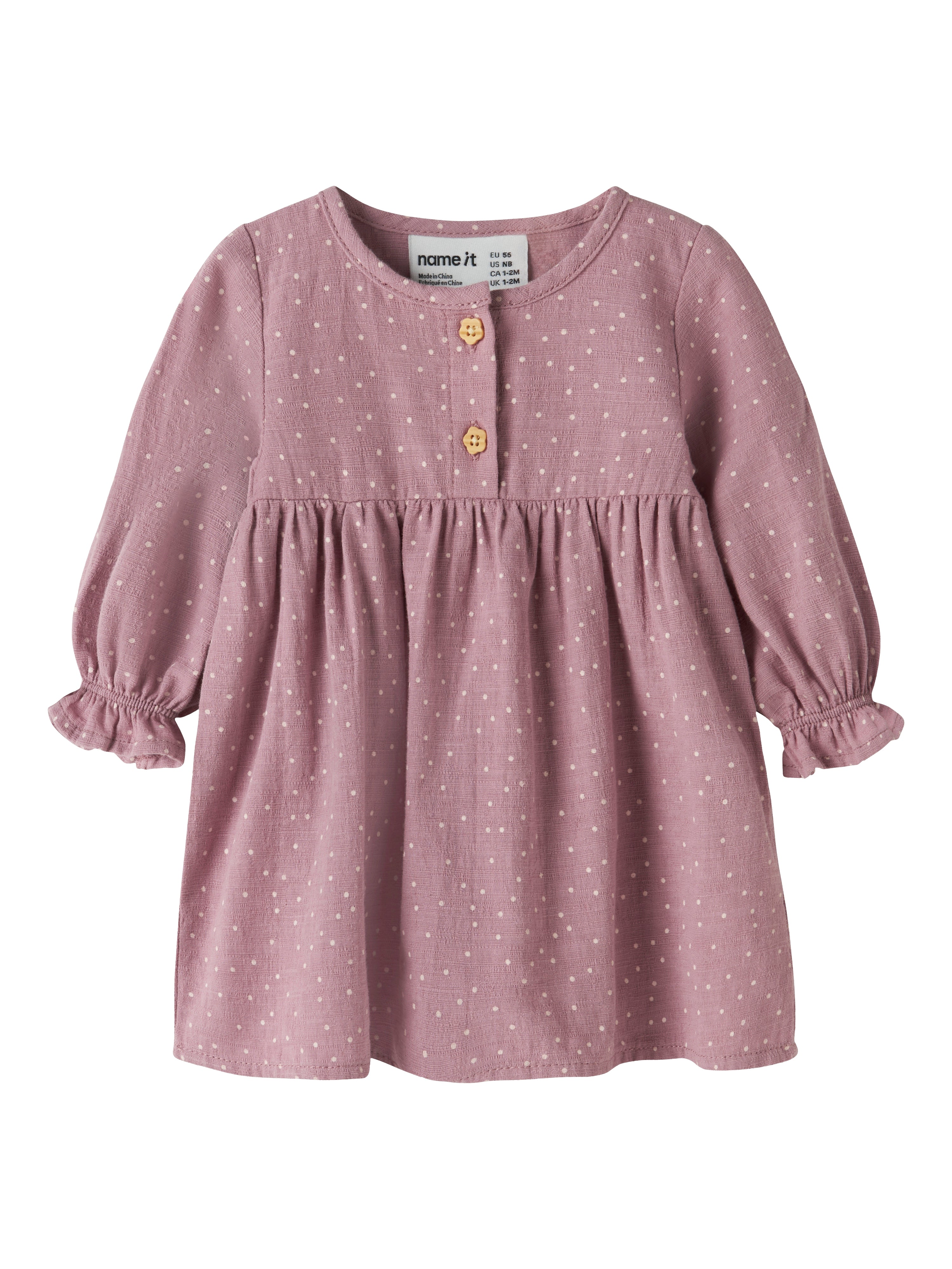 Name It Lalou - LS Dress - Lilas