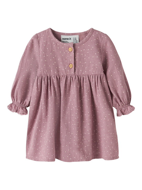Name It Lalou - LS Dress - Lilas