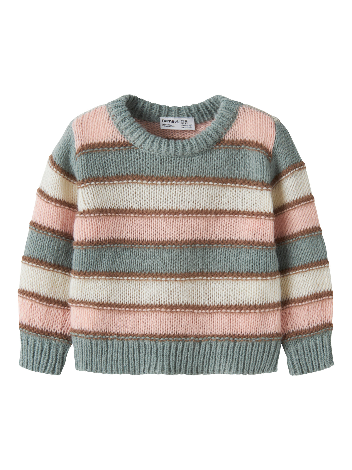 Name It Lernort - LS Knit - Green Milieu
